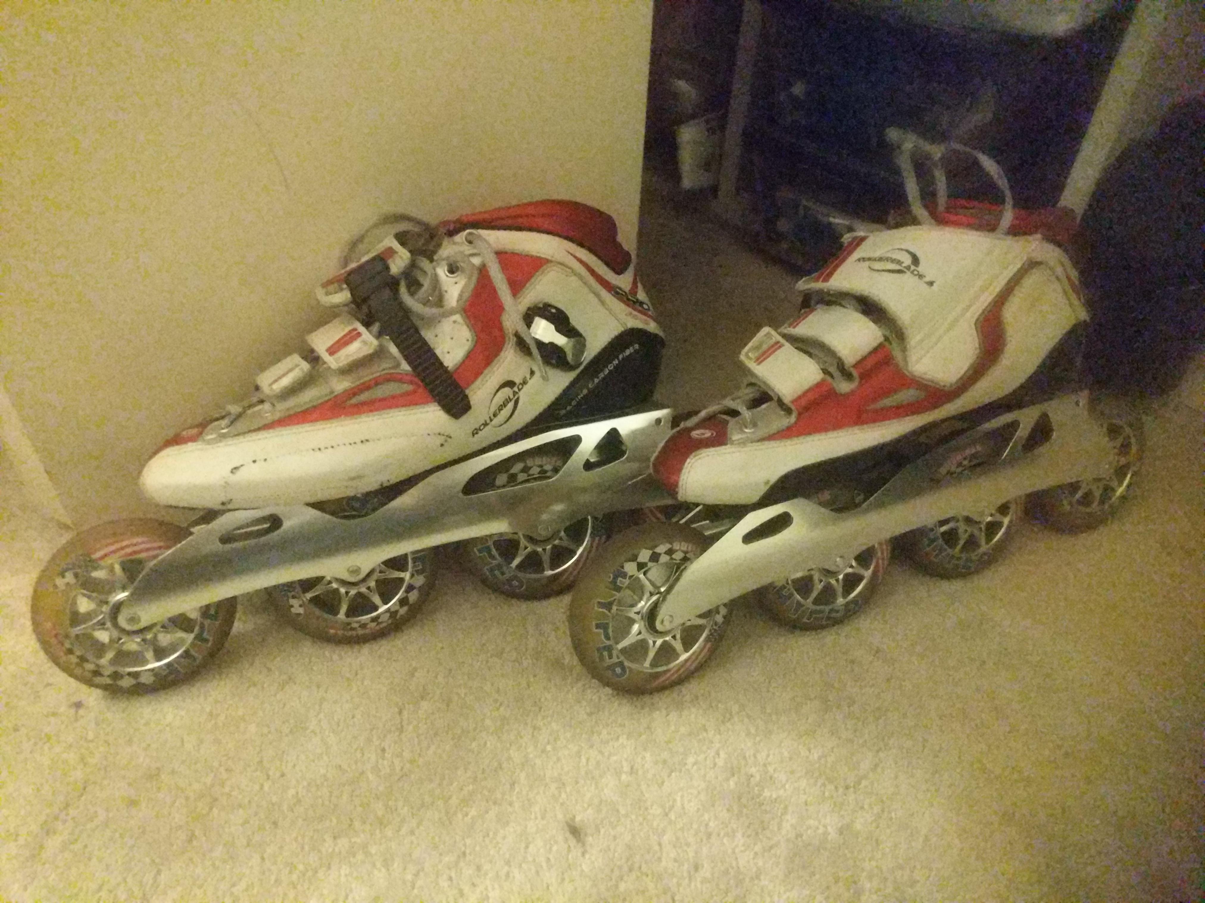 Used Rollerblade Problade 100 size 9.5 racing skates for sale r