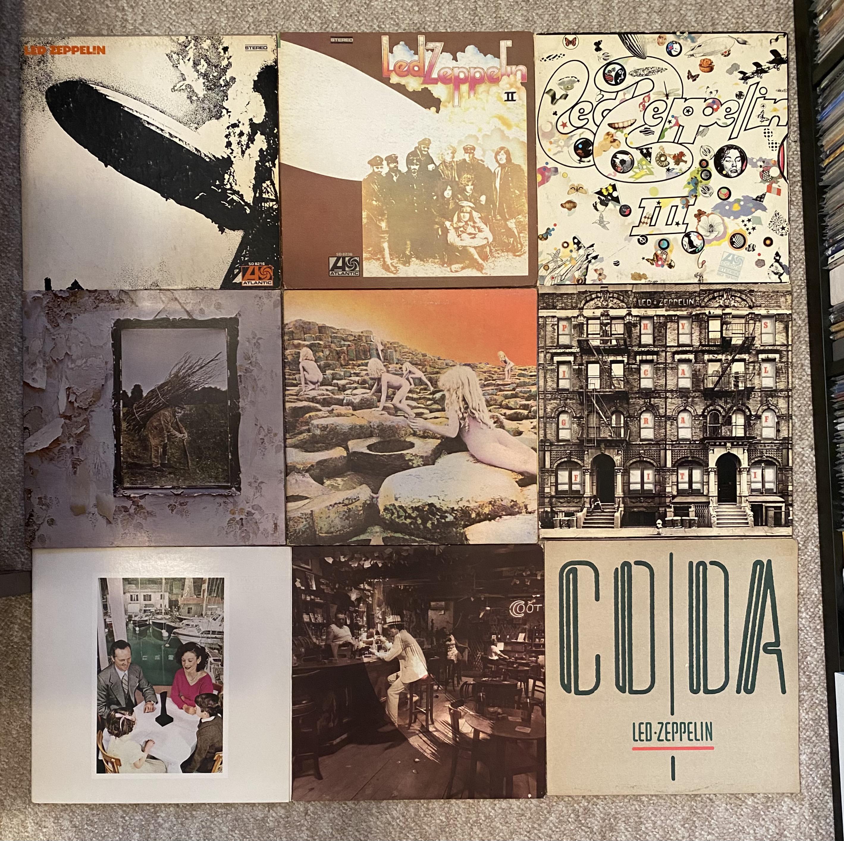 Complete Collection of Led Zeppelin US 1stPressings! r/vinyl