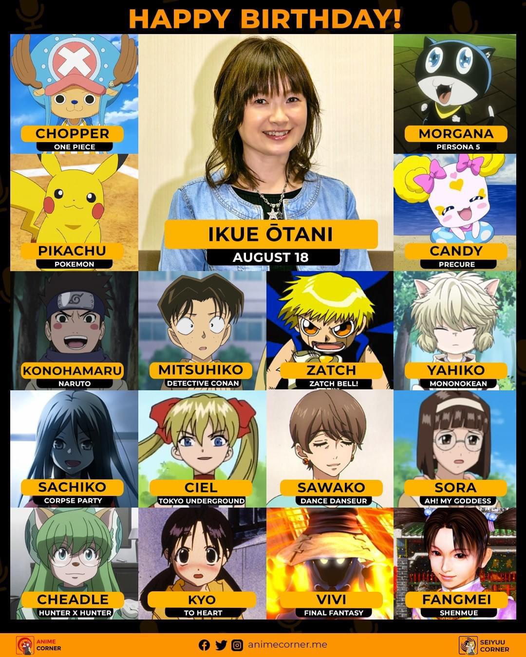 Happy Birthday to Chopper’s VA Ikue! r/OnePiece