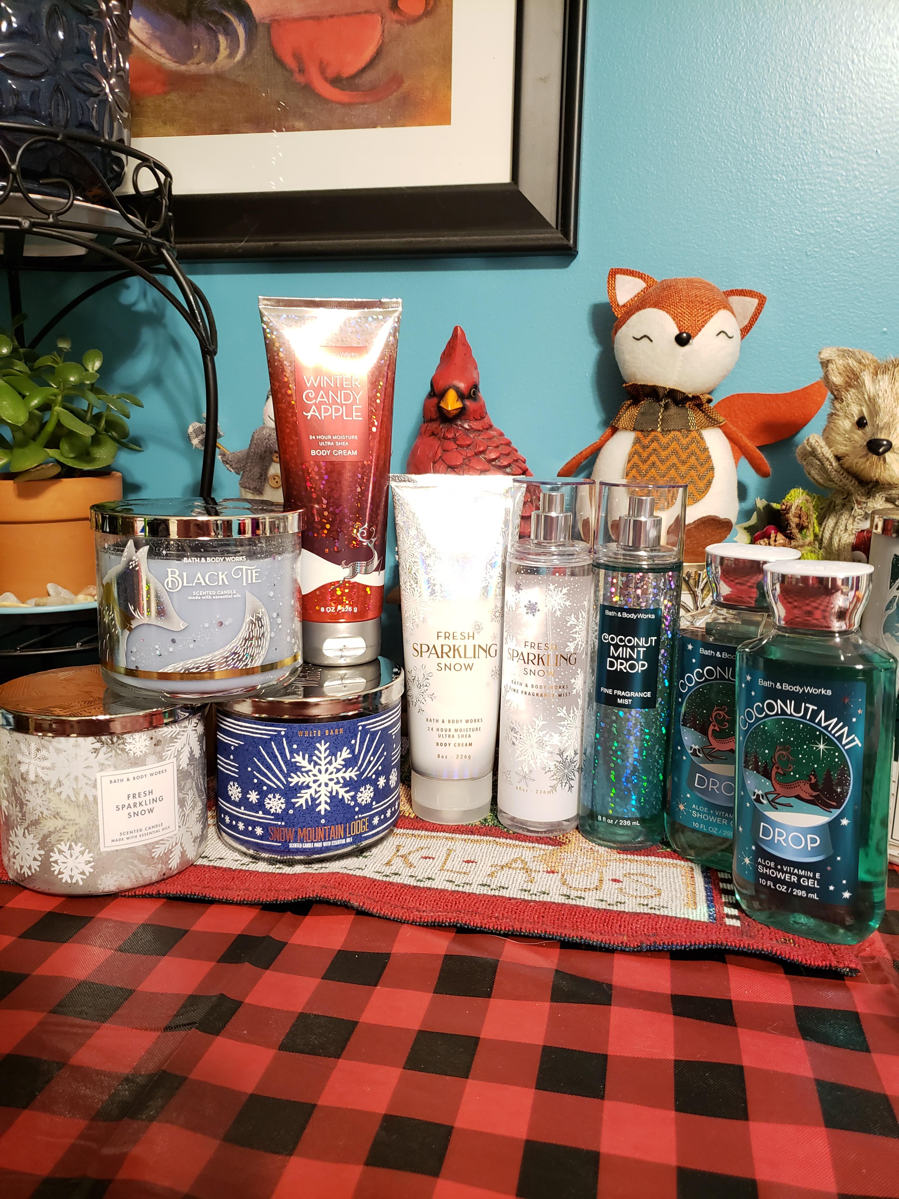 Part of my Black Friday candle order and my own "Body Care Day" haul 😁 r/bathandbodyworks