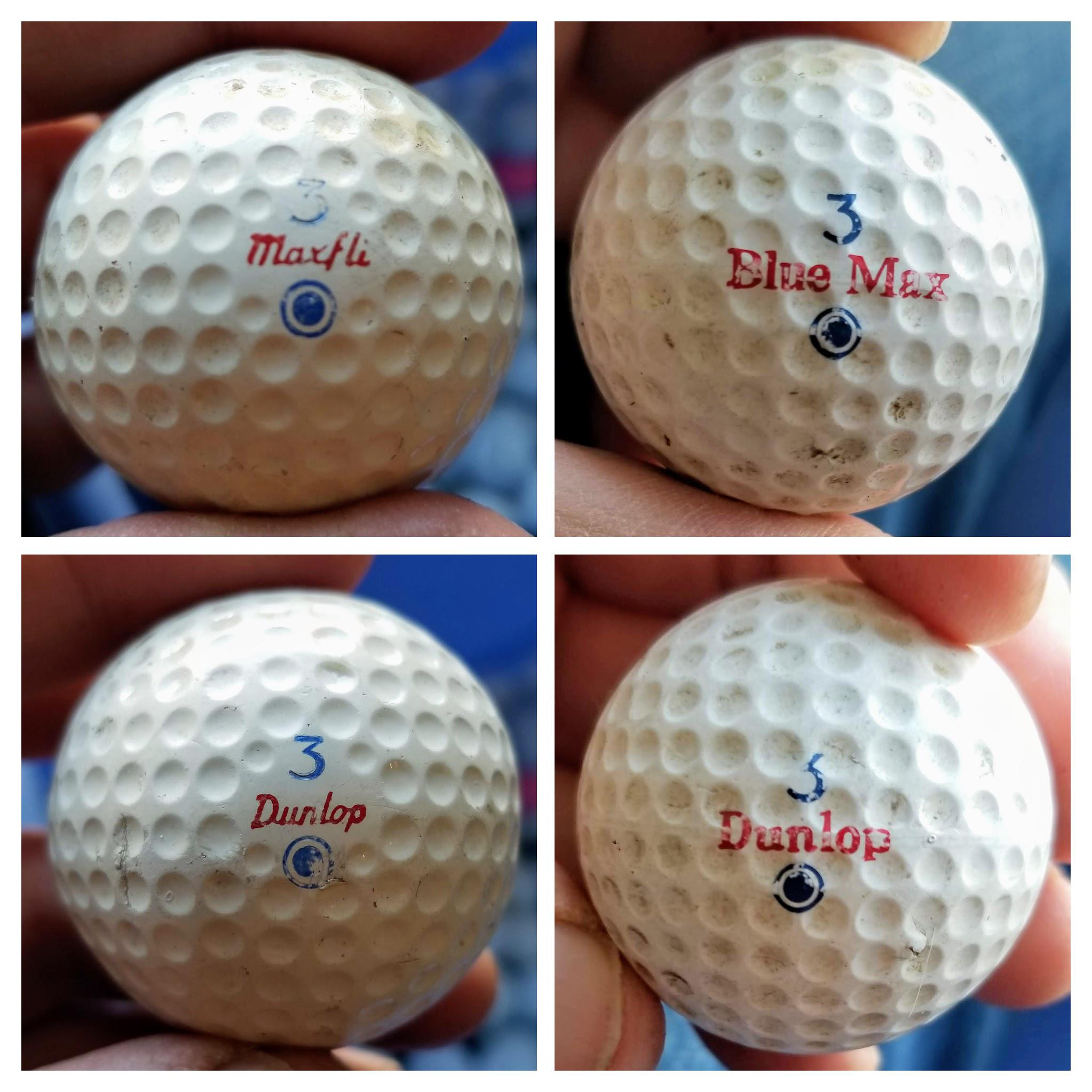 Found a couple pretty old golf balls on the course recently. How old do