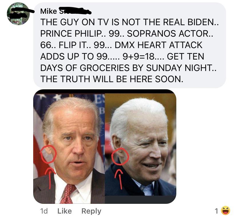 A reply to a post about the My Pillow Guy on FB. Your guess is as good