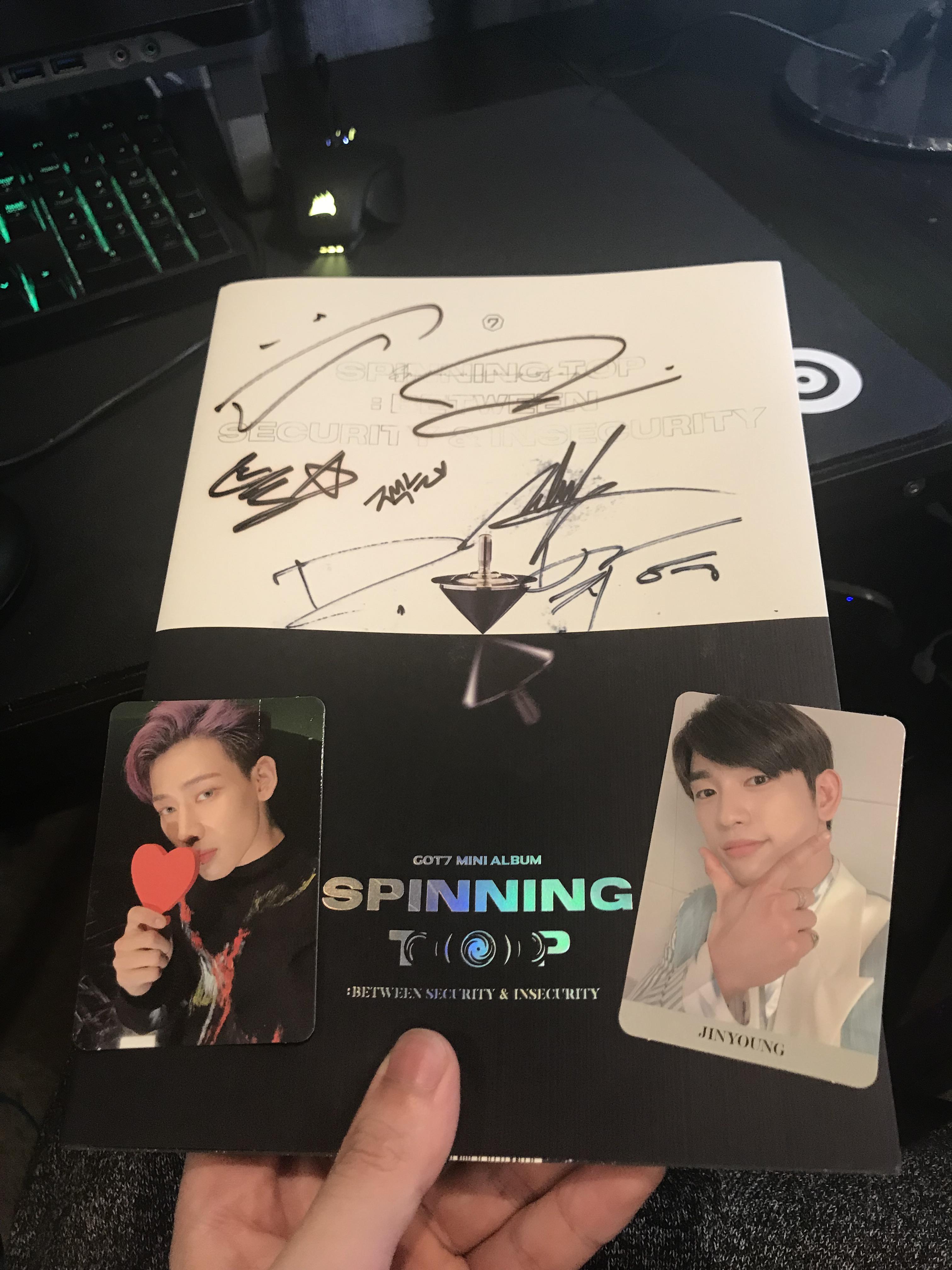 My signed GOT7 Spinning Top album! r/SuperstarJYPNation