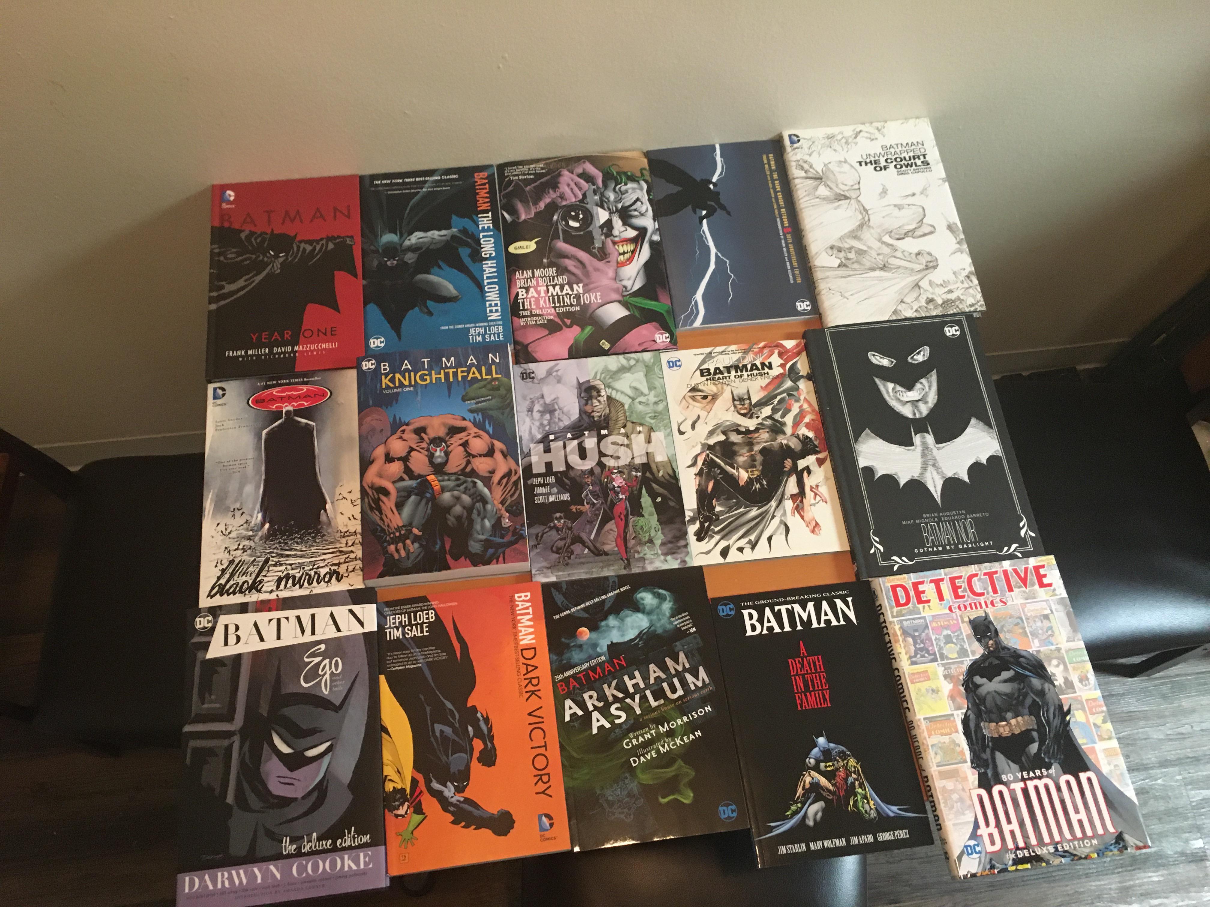 My Batman Graphic Novel Collection! How Many Essentials Are Missing