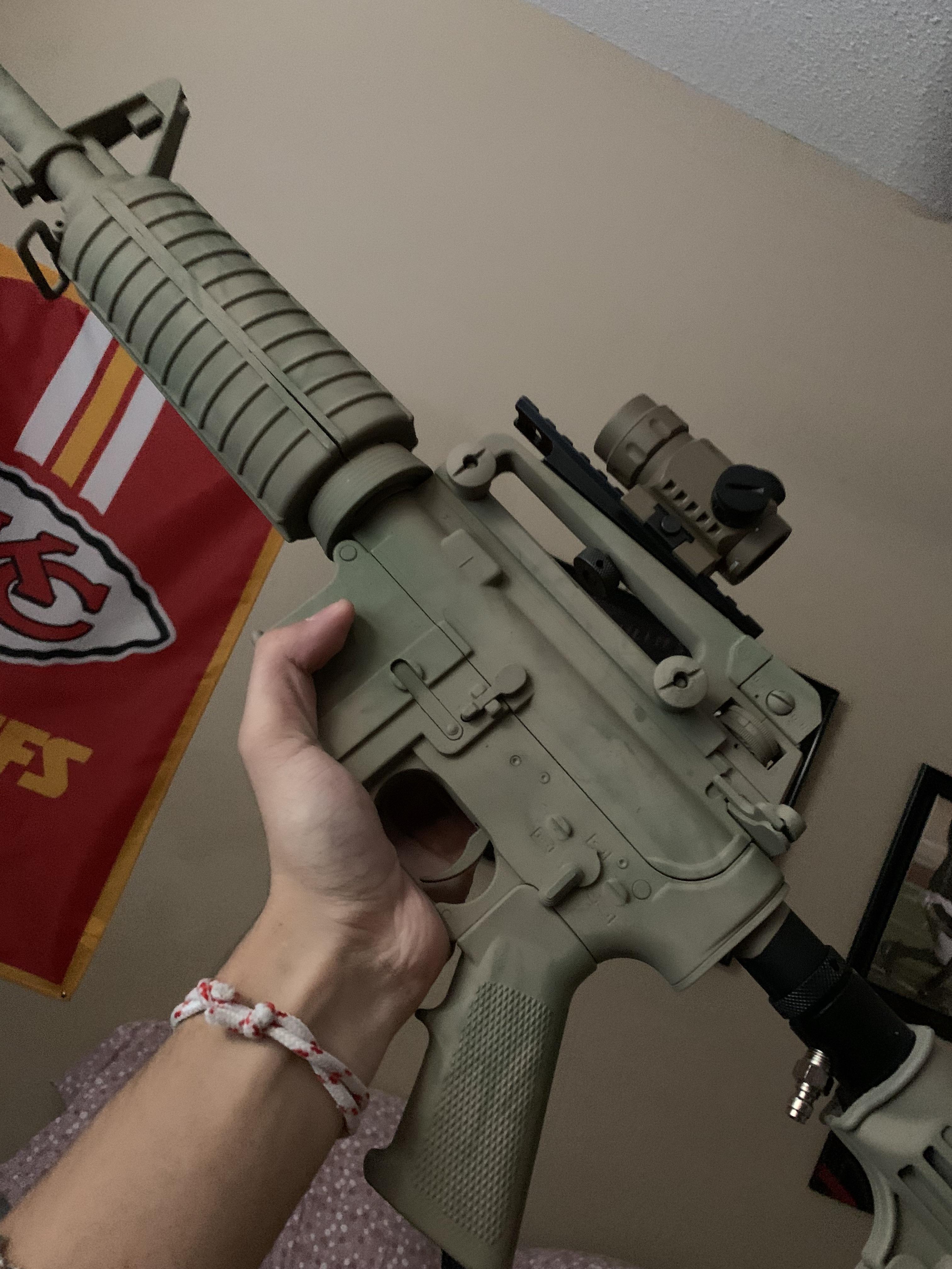 My Car15 T15 build r/paintball