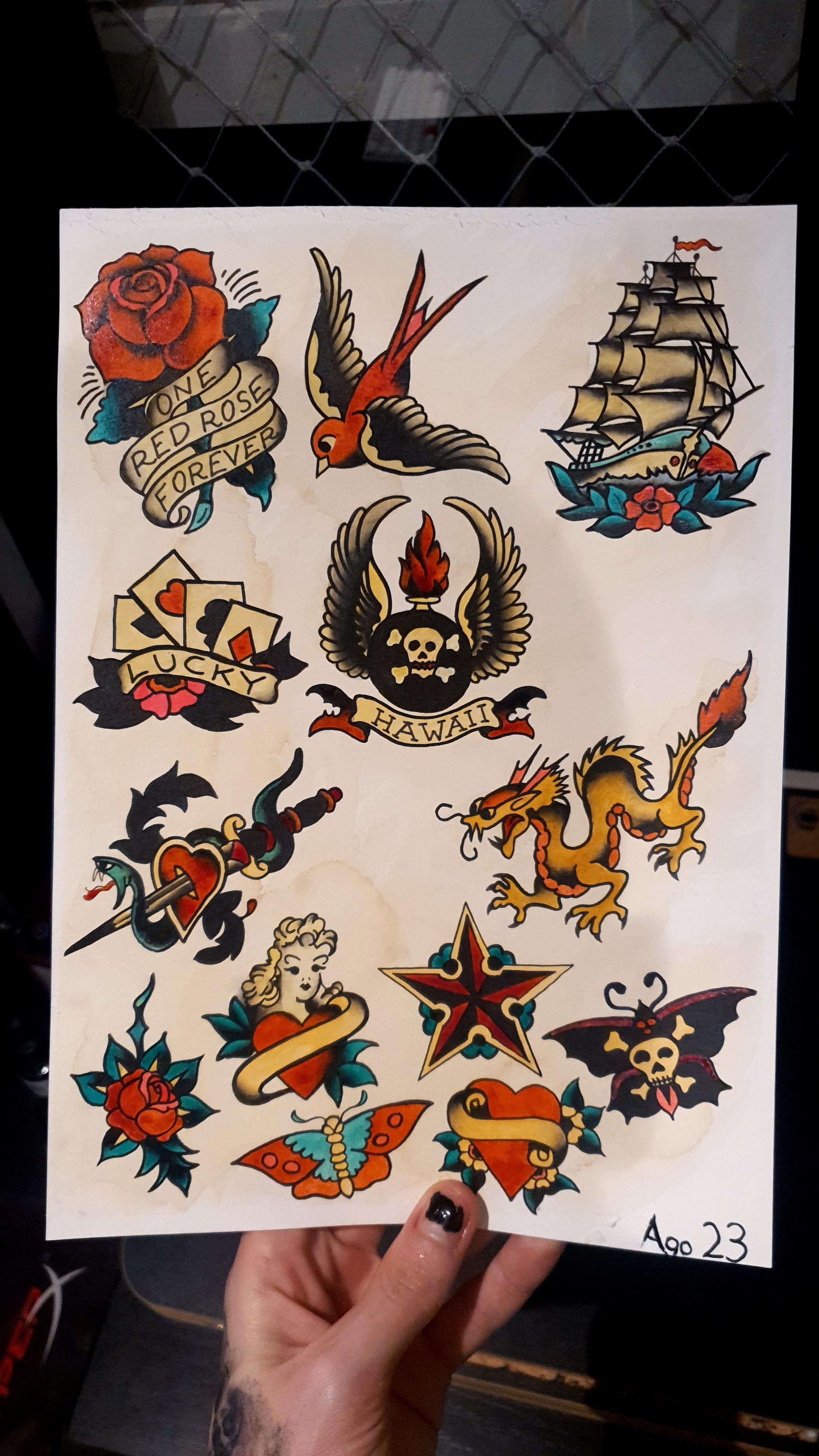 Sailor Jerry Tattoo Designs