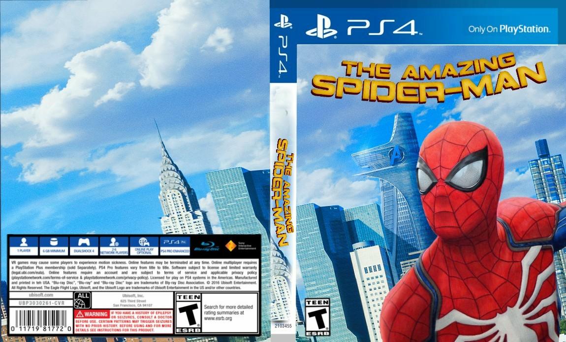 PS4 SpiderMan box art im working on. r/Spiderman