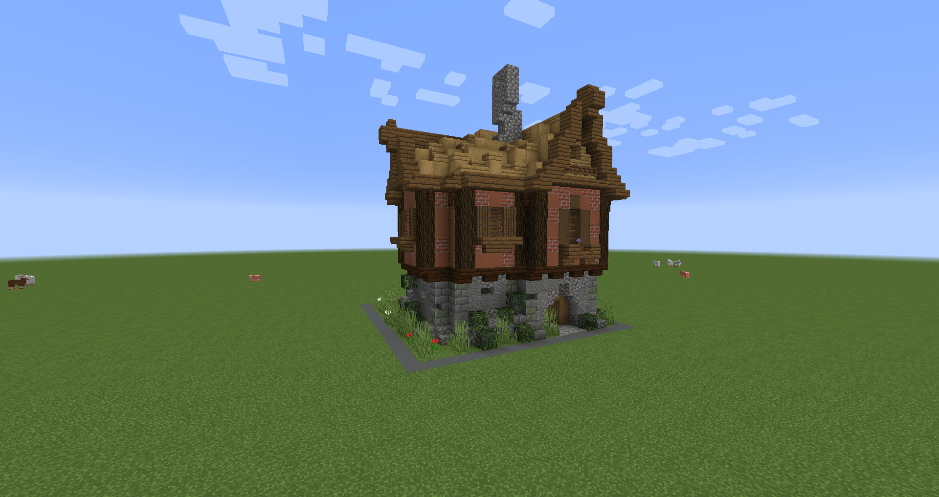 16x16 Brick House Minecraft