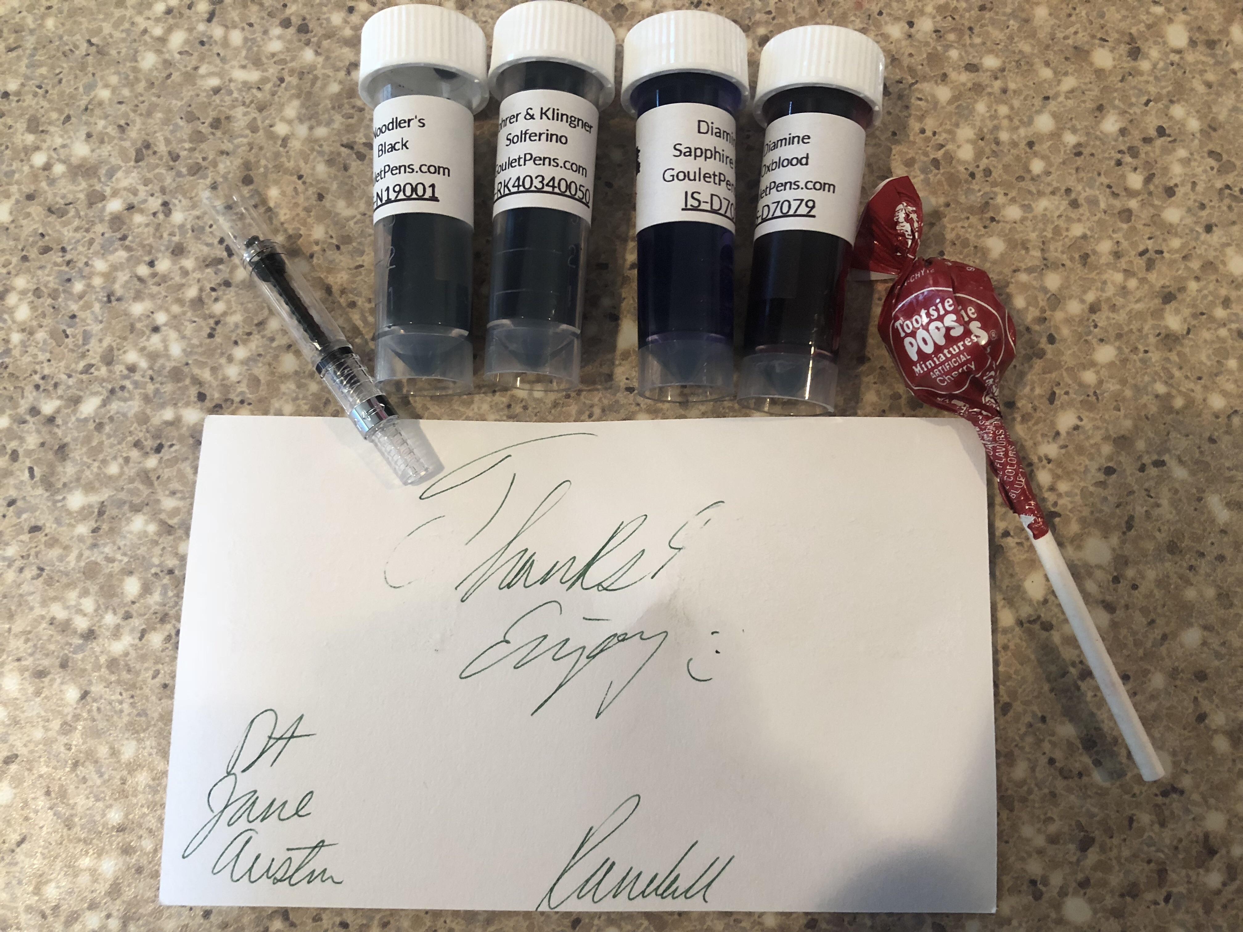 First time ordering from Goulet pens. I’m happy with it. r/fountainpens