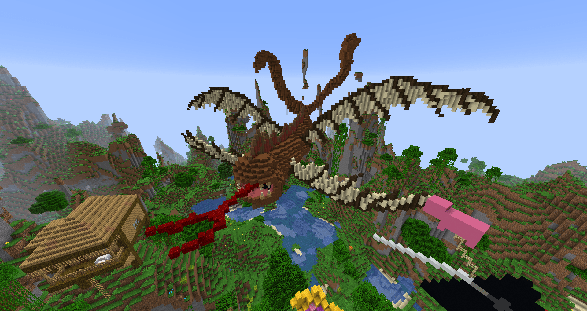 Probably the most epic monster I've made! r/Minecraft