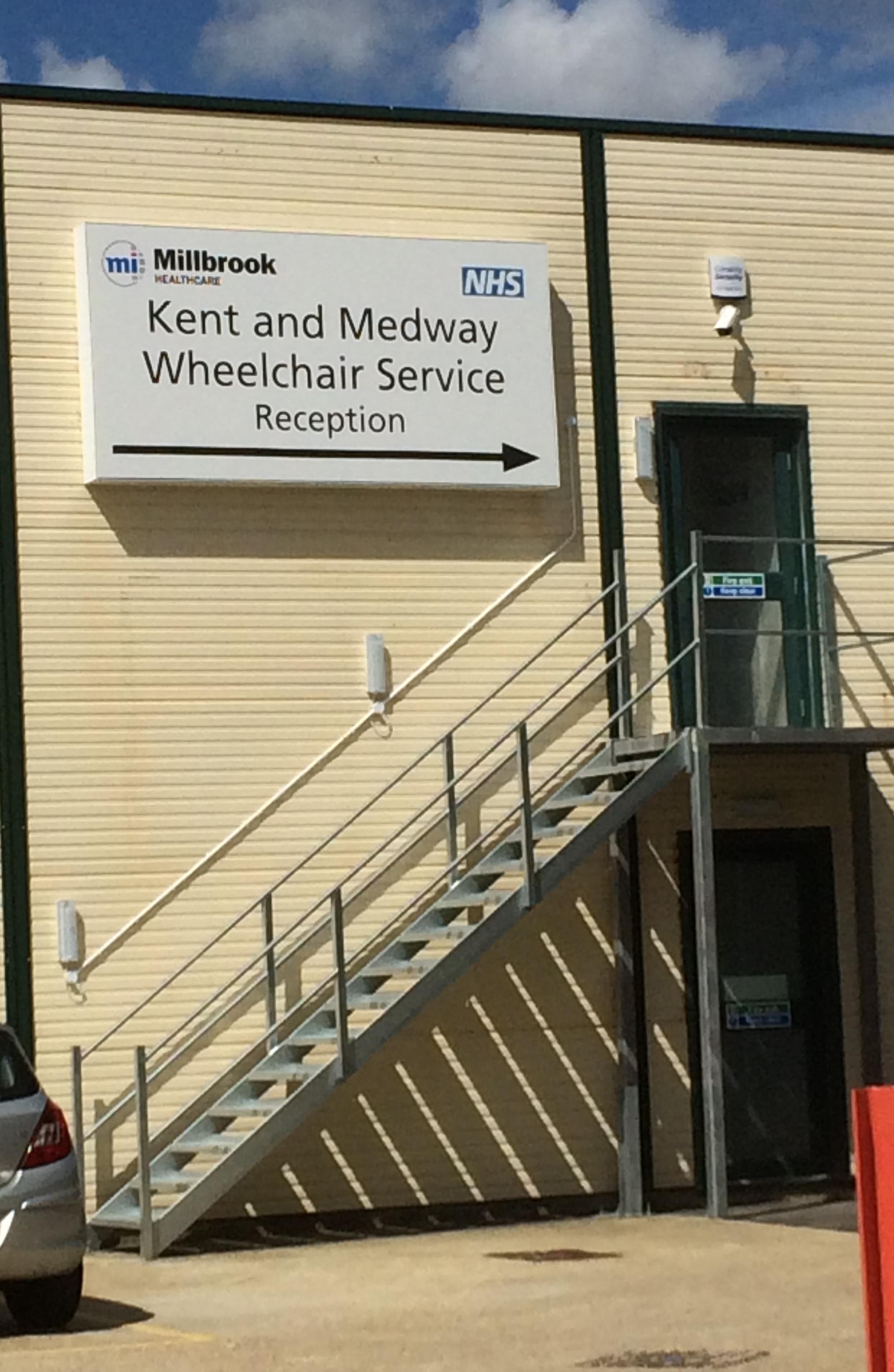 Wheelchair service reception, up a flight of stairs. r/CrappyDesign