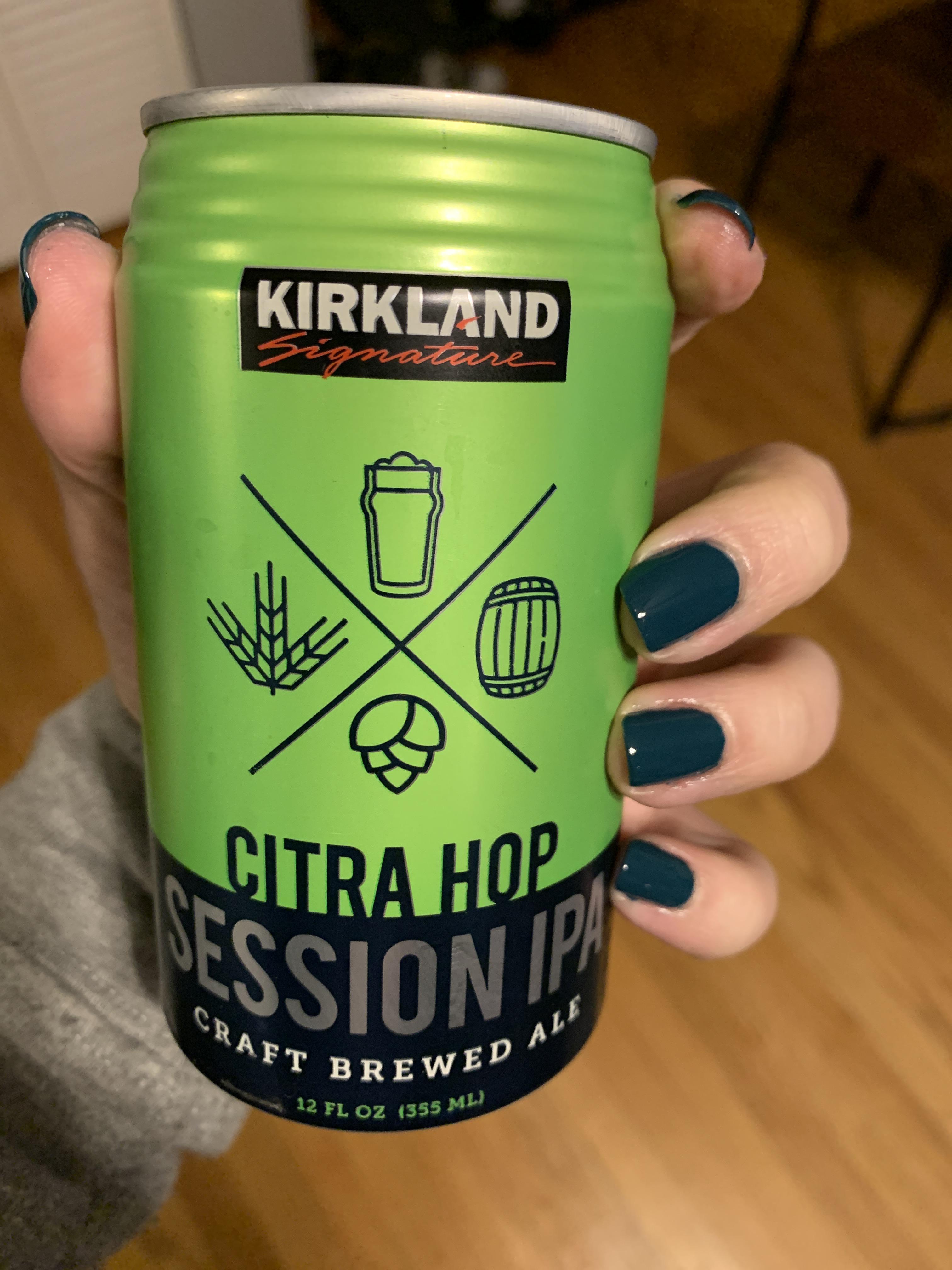 The Kirkland IPA cans have rings at the top like a barrel, I loved the