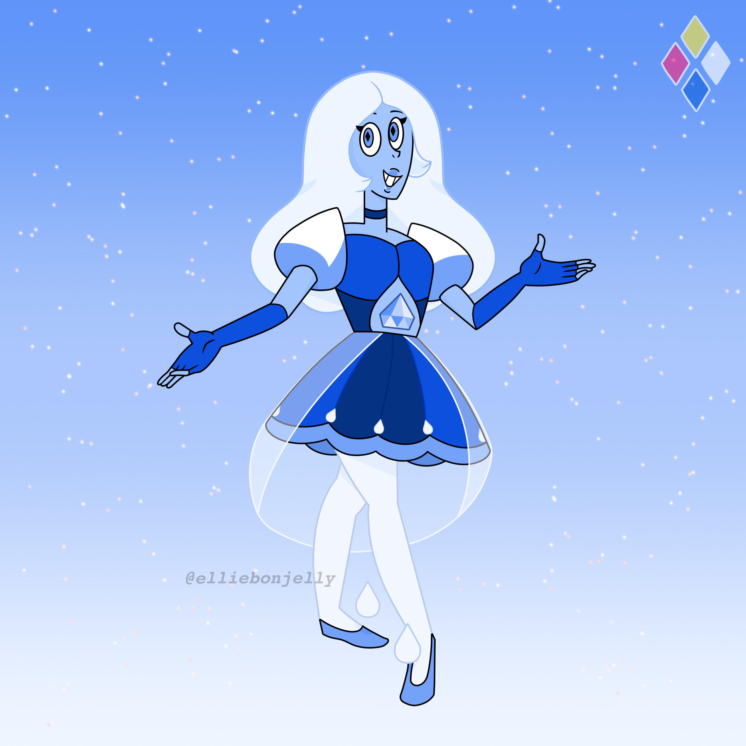 the littlest diamond, blue 💙 // diamond swap au ♡ r/stevenuniverse