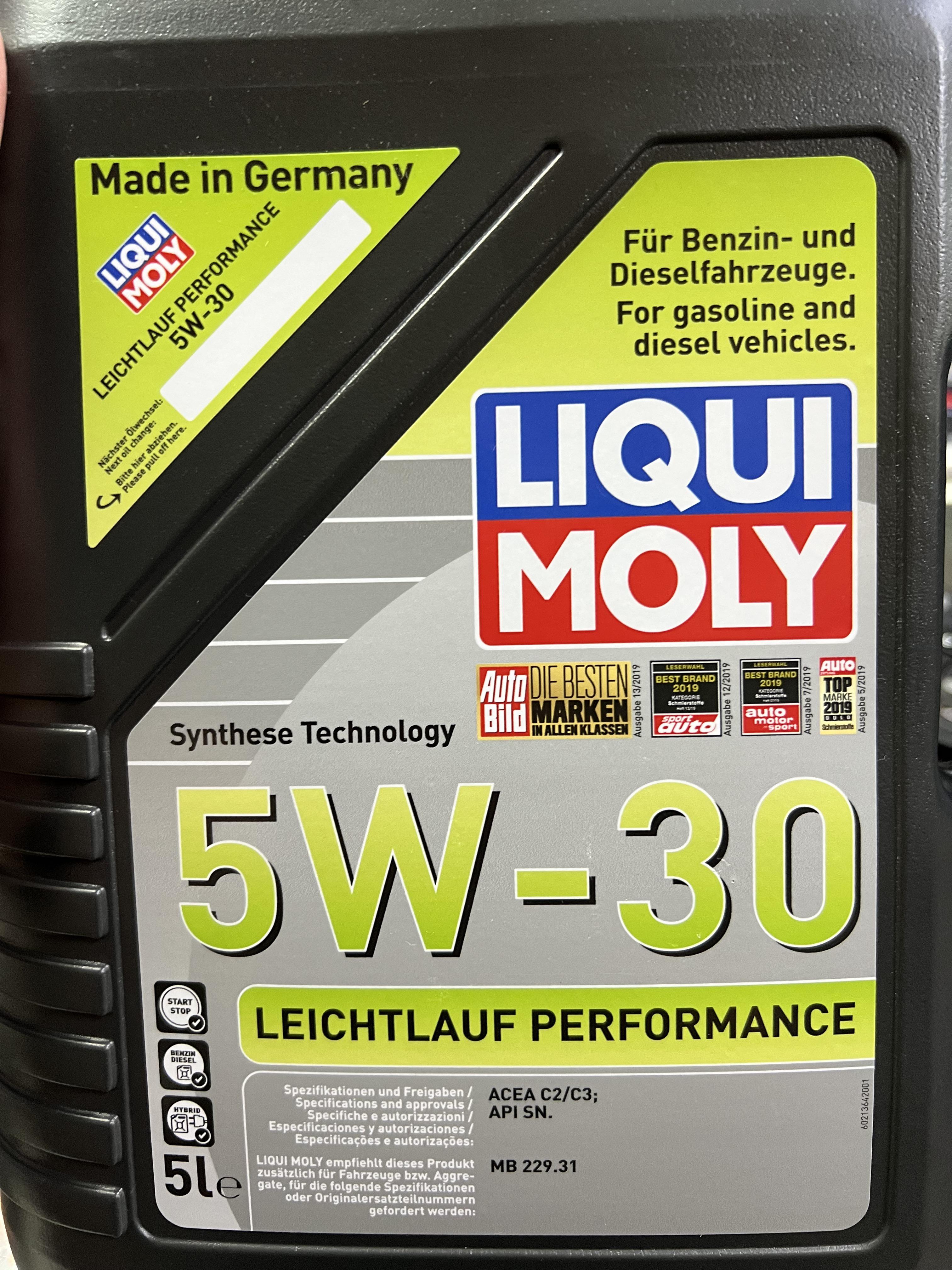 I’m considering oil change with this exact model from liqui moly, is it