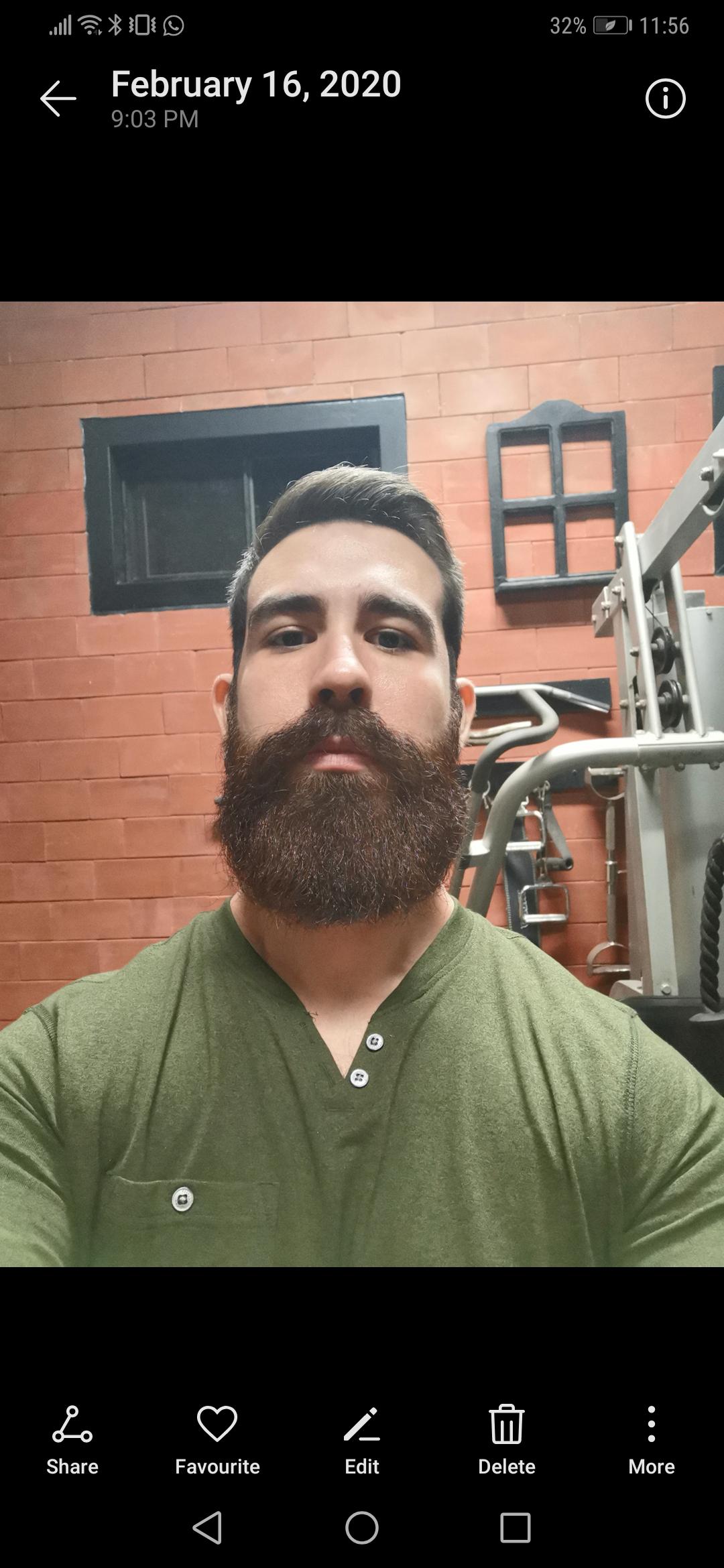 I've been seriously thinking about clean shaving my beard but I'm