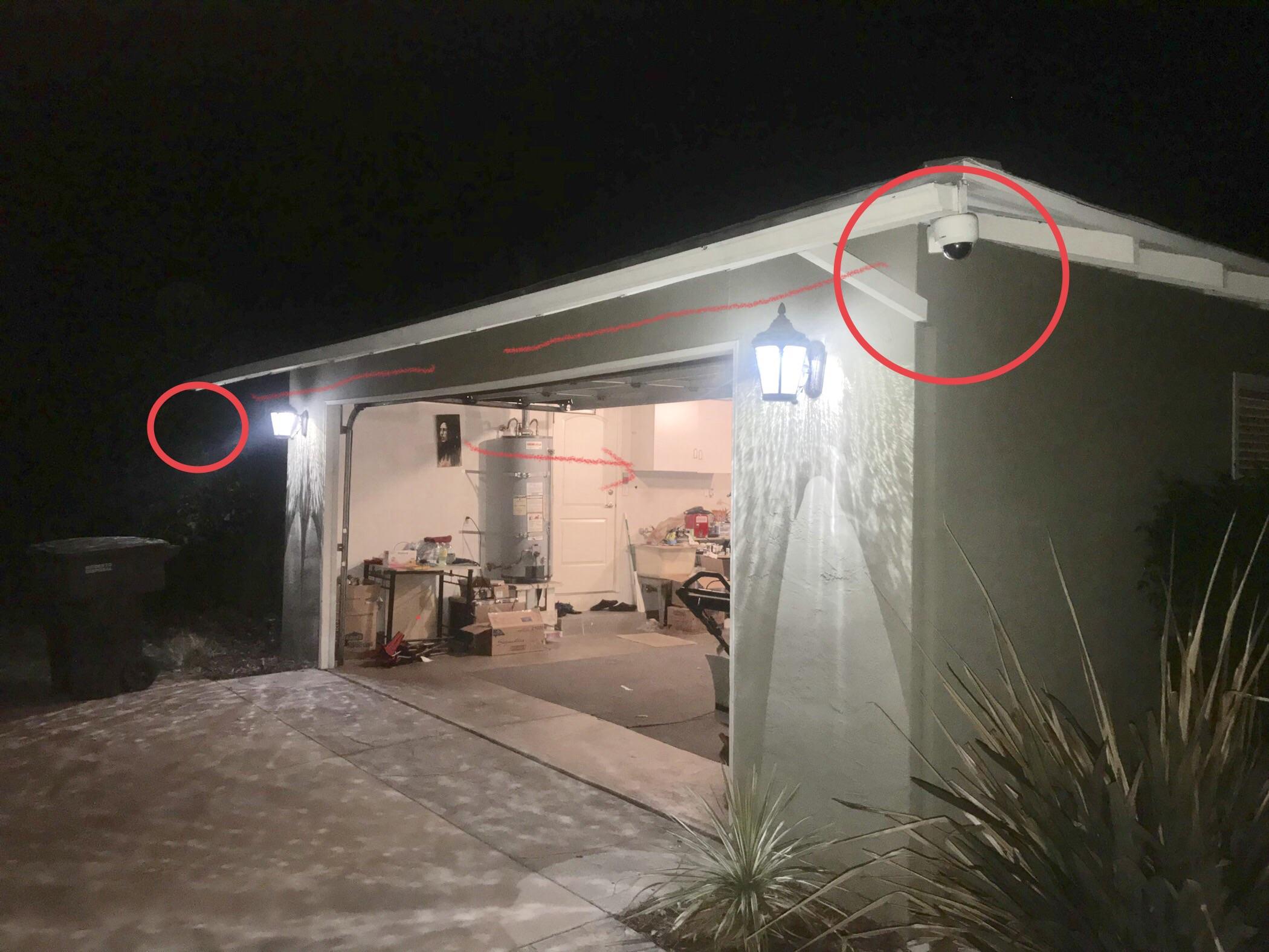 Installing 2 PTZ cameras, I’m running the Cat6 cable under my roof eave