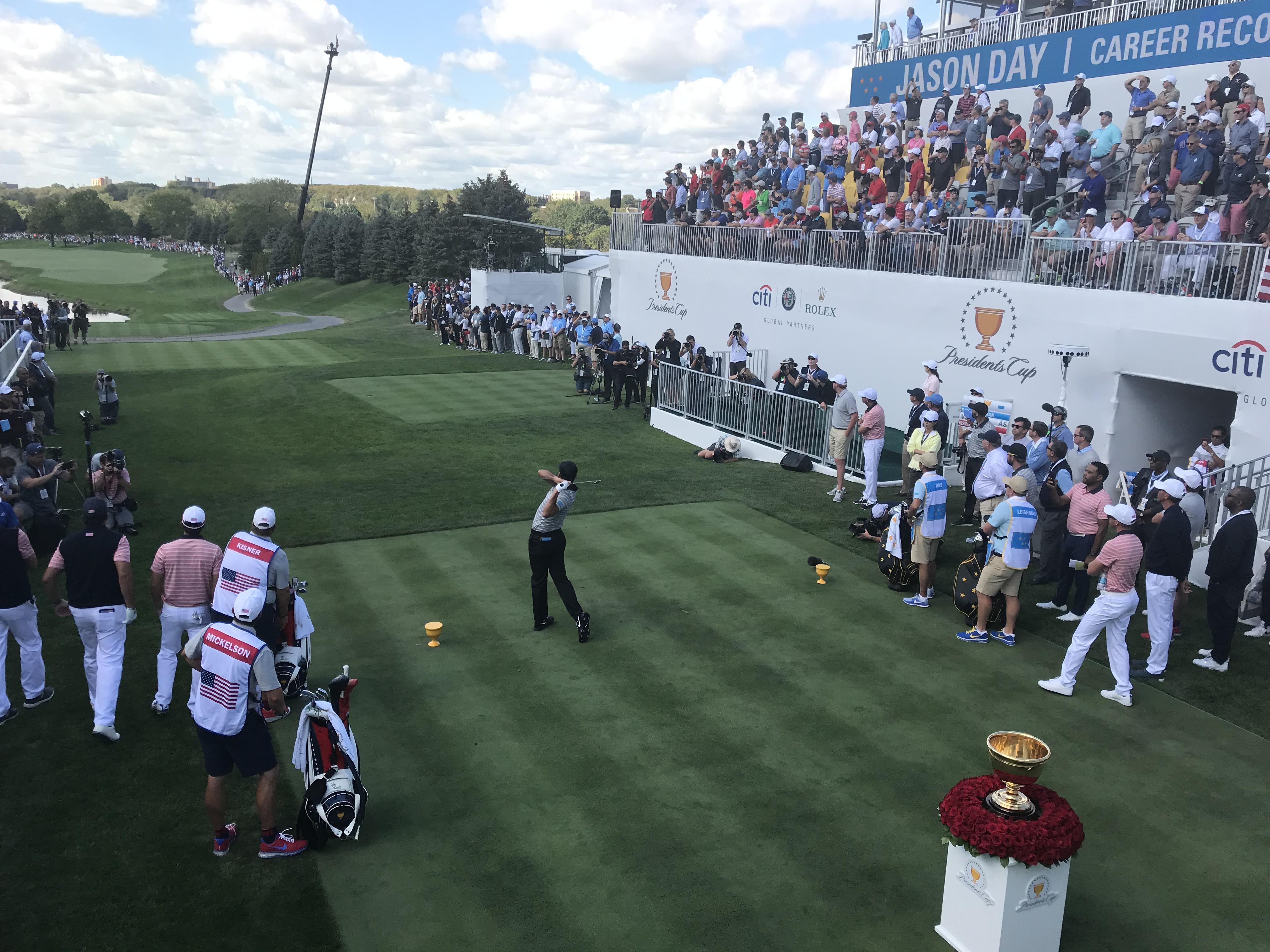 Beautiful day at the Presidents Cup r/golf