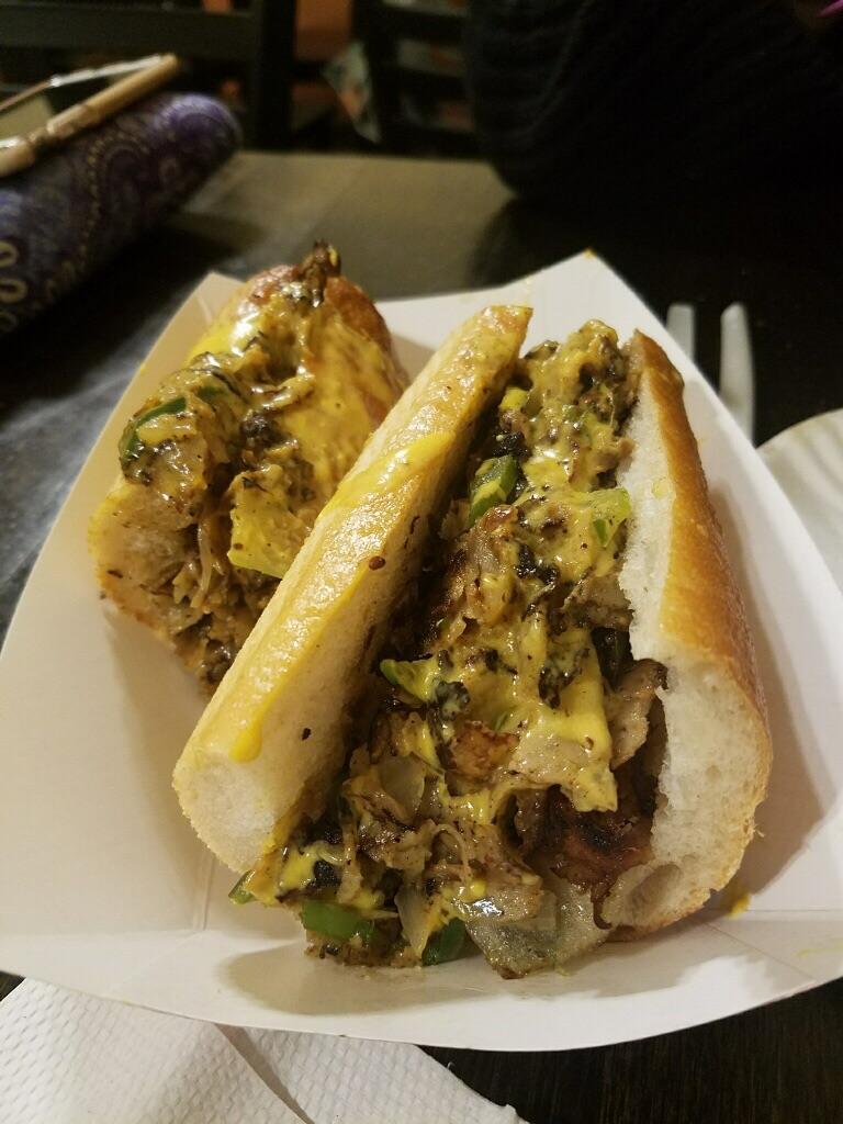 Seitan cheesesteak. Blackbird pizzeria in philly r/vegan