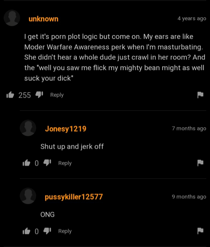 Don't question porn plot logic : PornhubComments