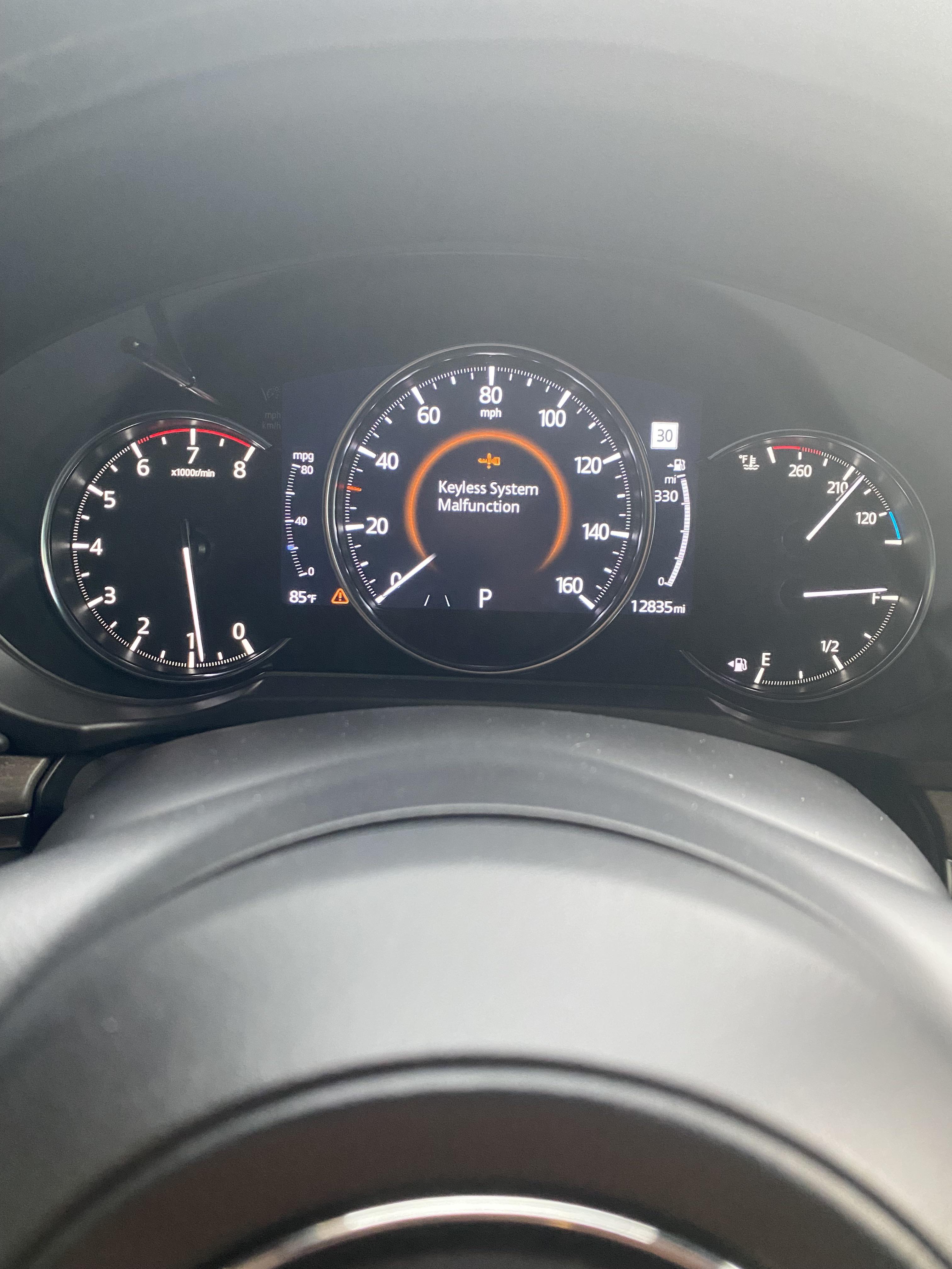 Im getting keyless system malfunction on my mazda cx5 2021 signature