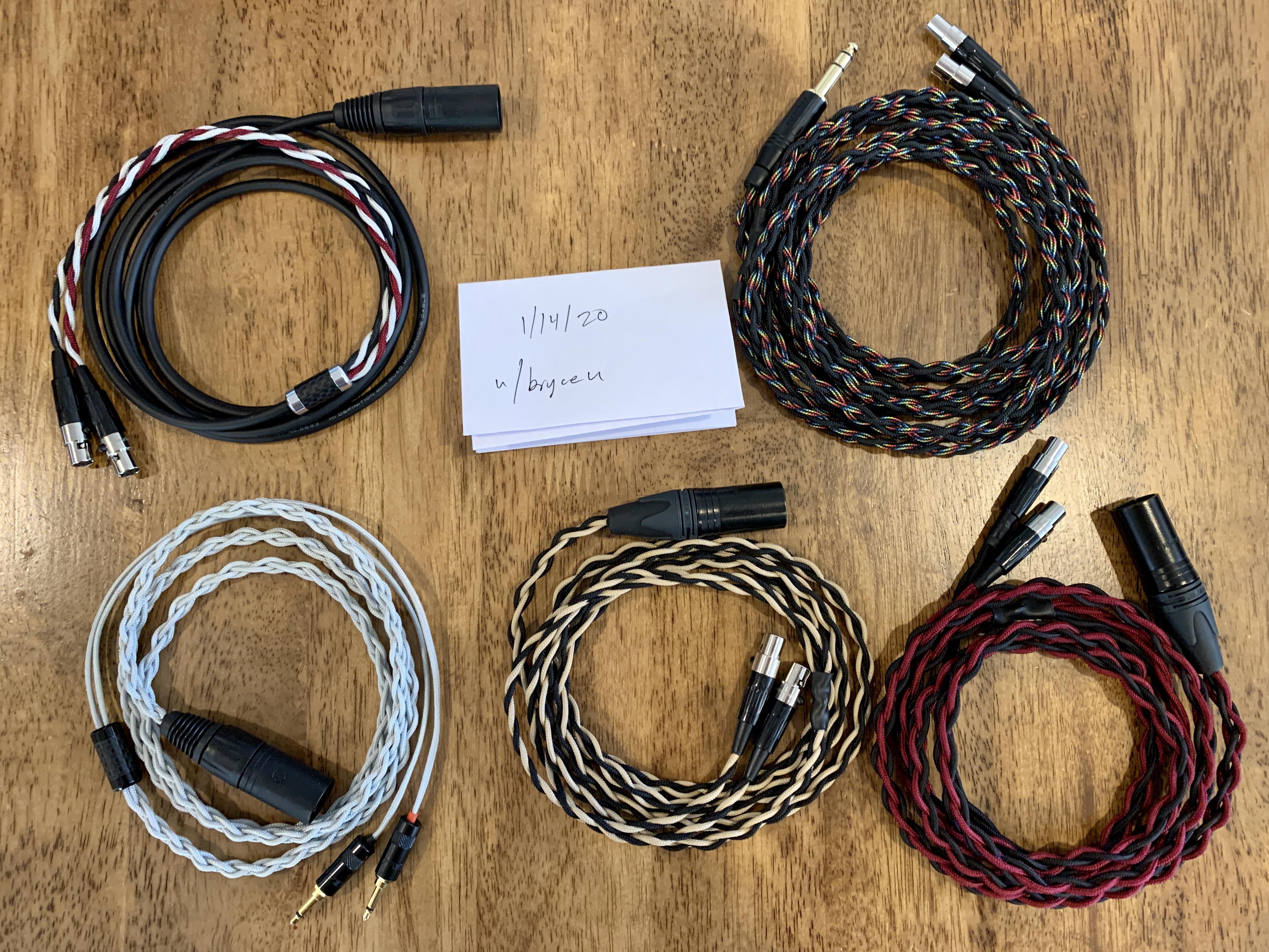 [USACA][H] Custom Headphone Cables [W] PayPal r/AVexchange