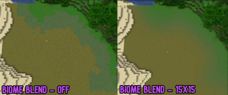 What Is Biome Blend Minecraft Biome Blend, Game Settings Guide WTBBLUE