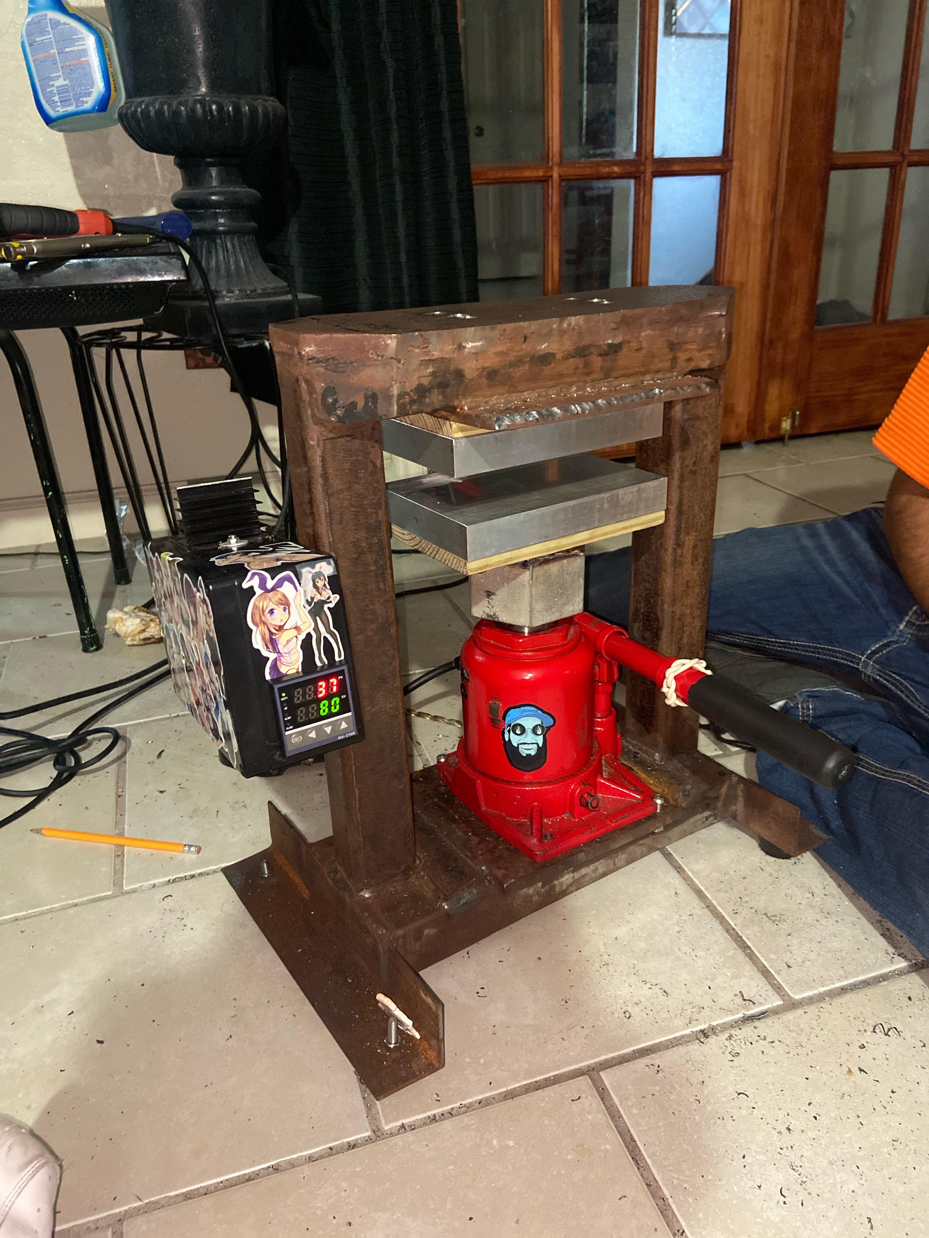 finally (kinda) finished my diy rosin press r/rosin