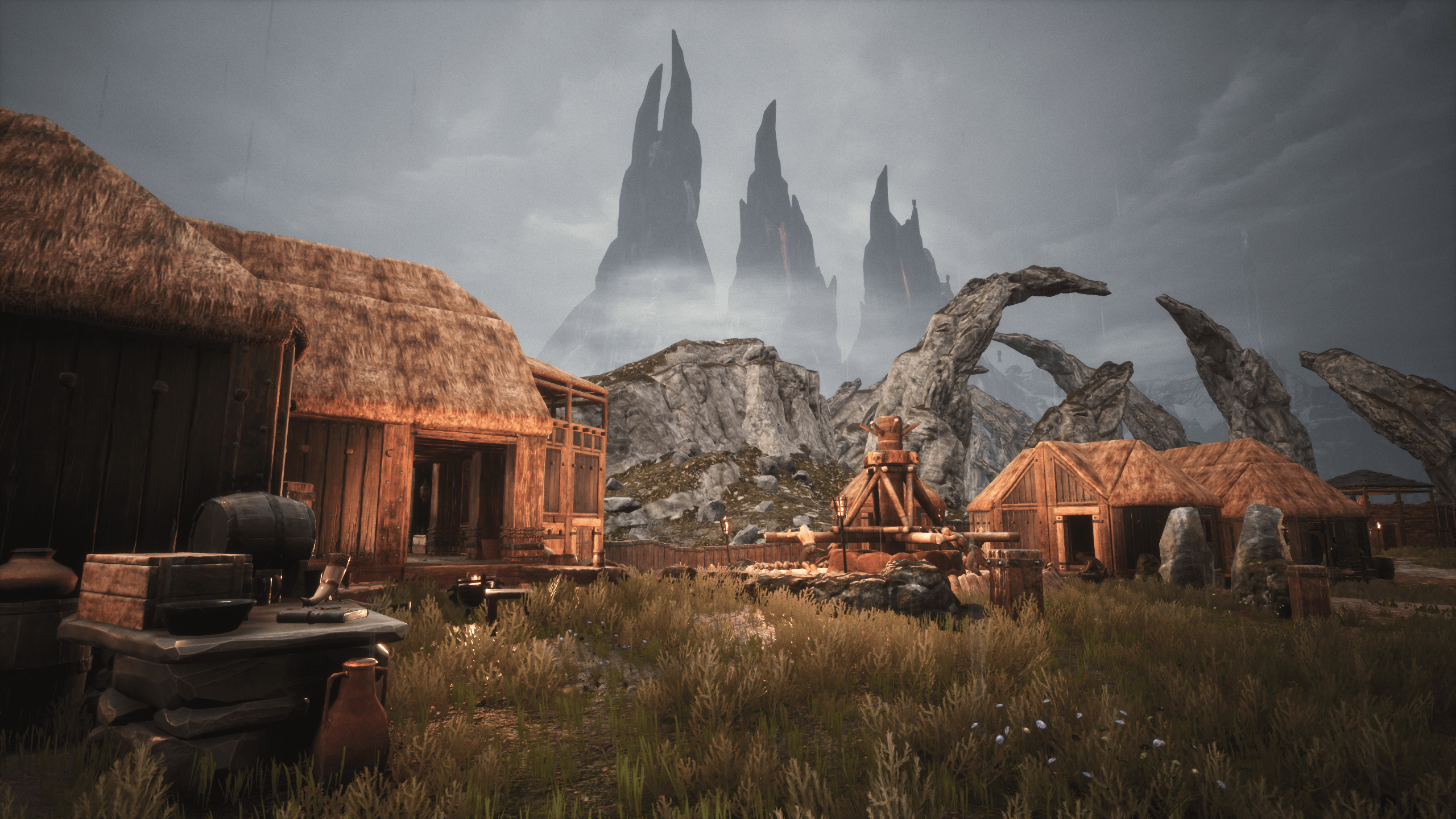 IT'S FINALLY RAINING IN MY SINGLE PLAYER GAME! ConanExiles