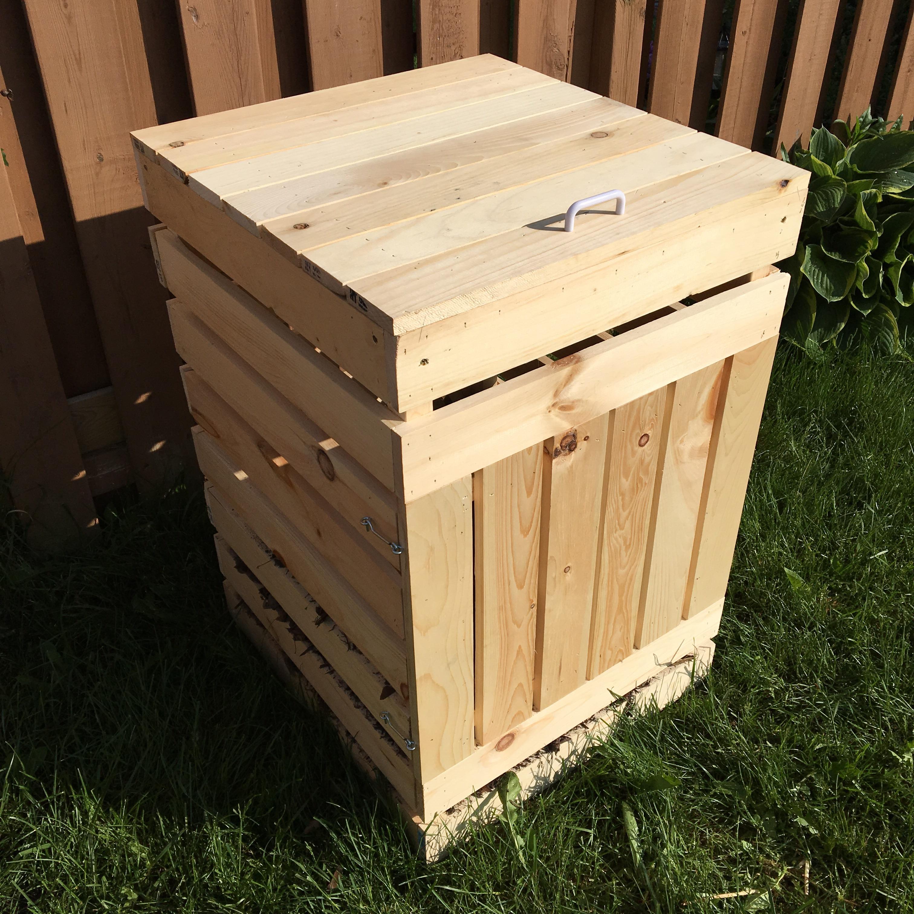 Cross post of a compost bin I made for 55 worth of end cuts. No design