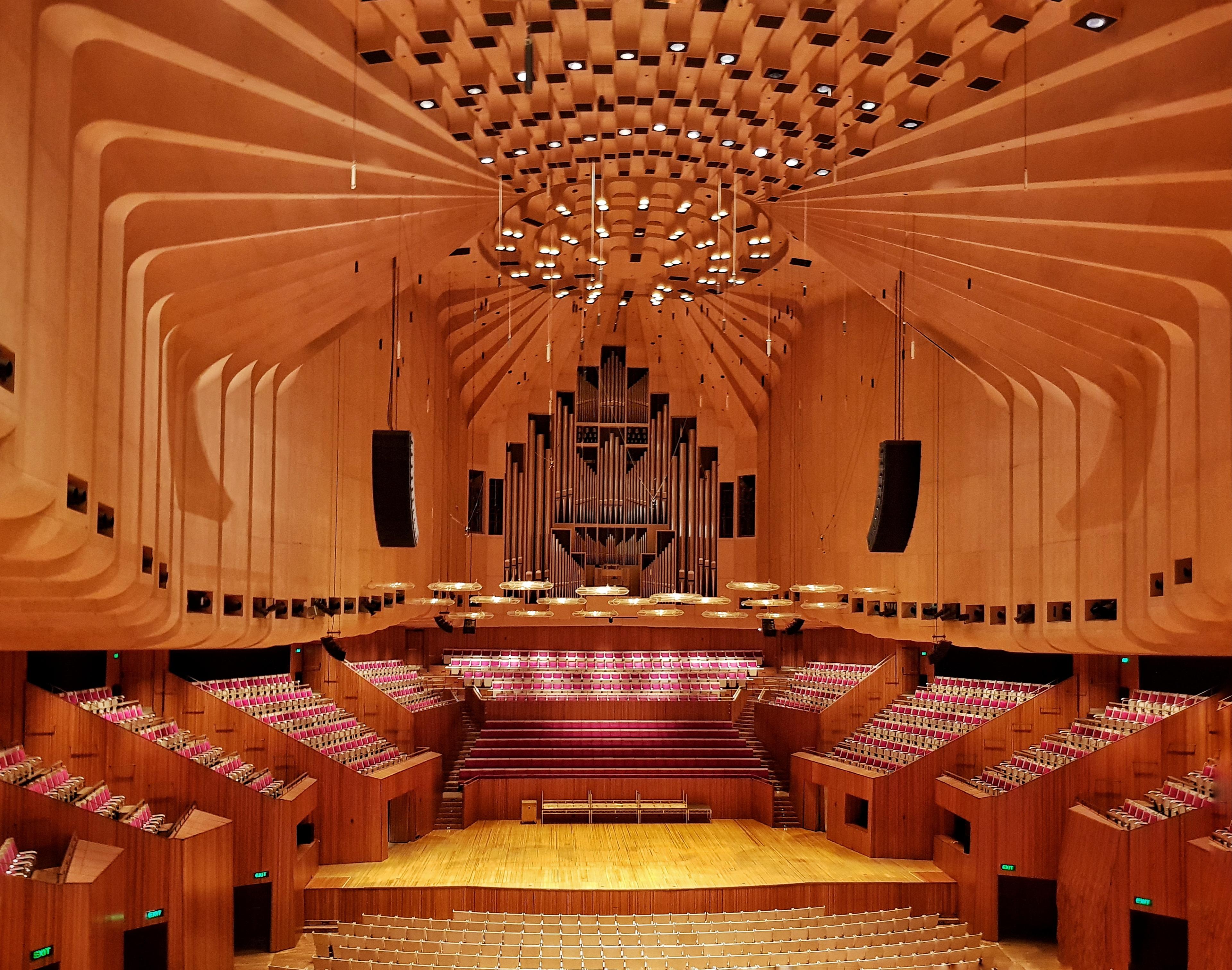 The contemporary gothic of the Sydney Opera House Concert Hall [OC