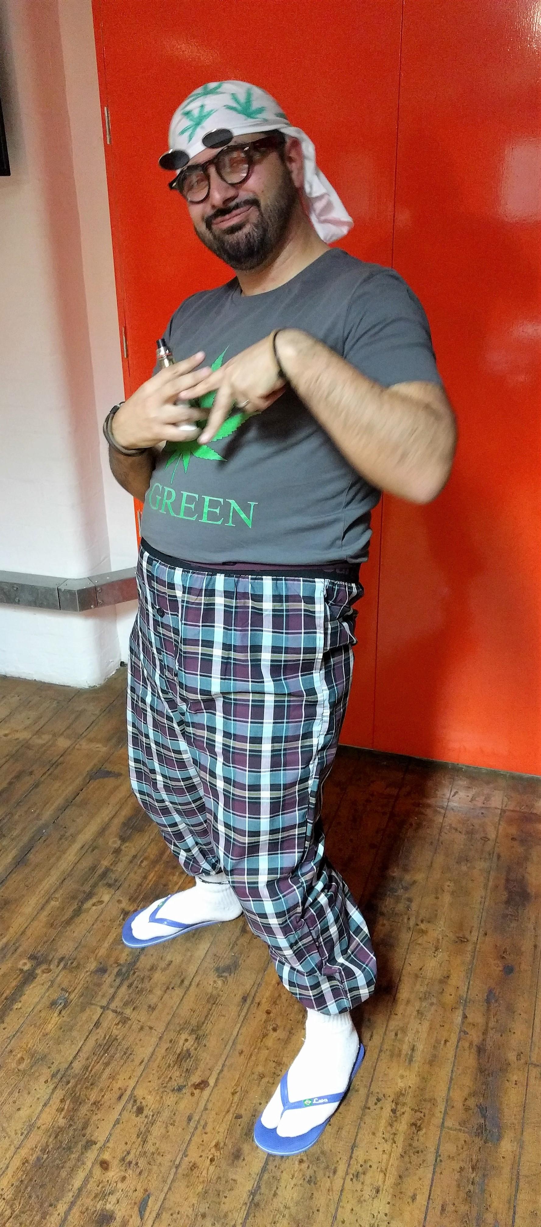 Colleague at our company costume party dressed as Ethan. Great