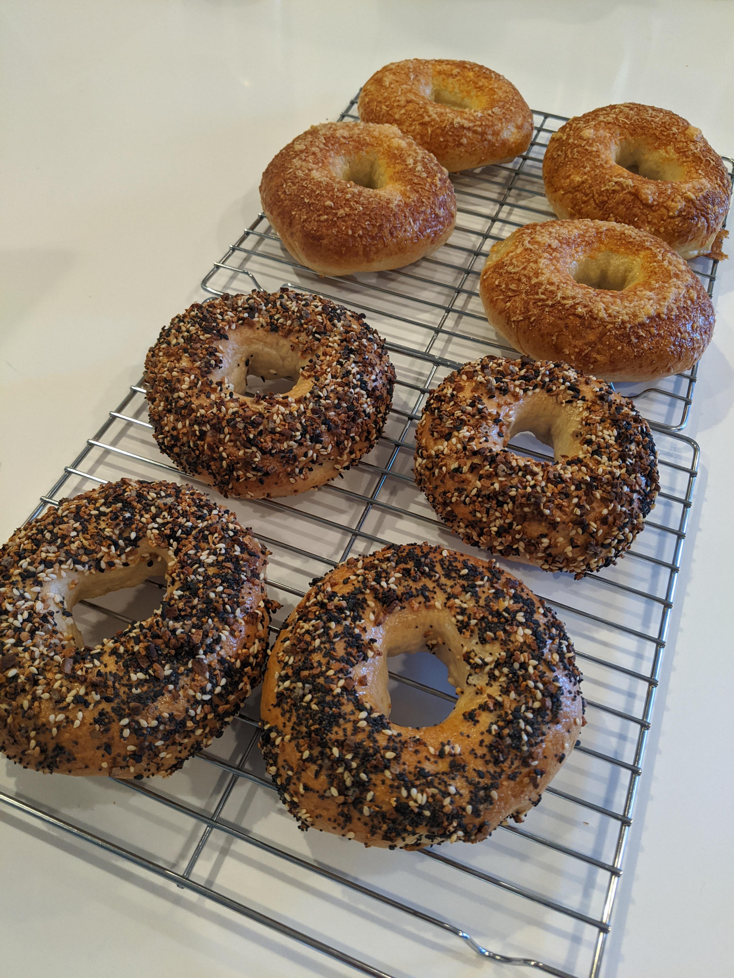 My first batch of bagels! r/Breadit