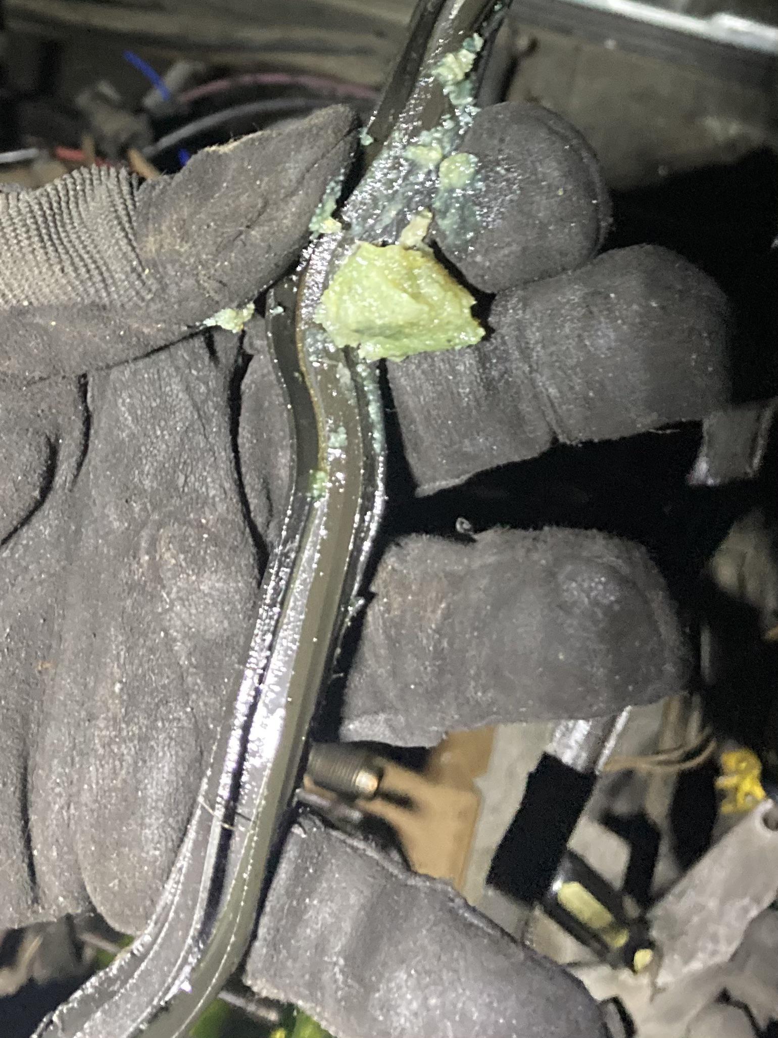 ‘87 vanagon, doing a head gasket and found coolant boogers. r