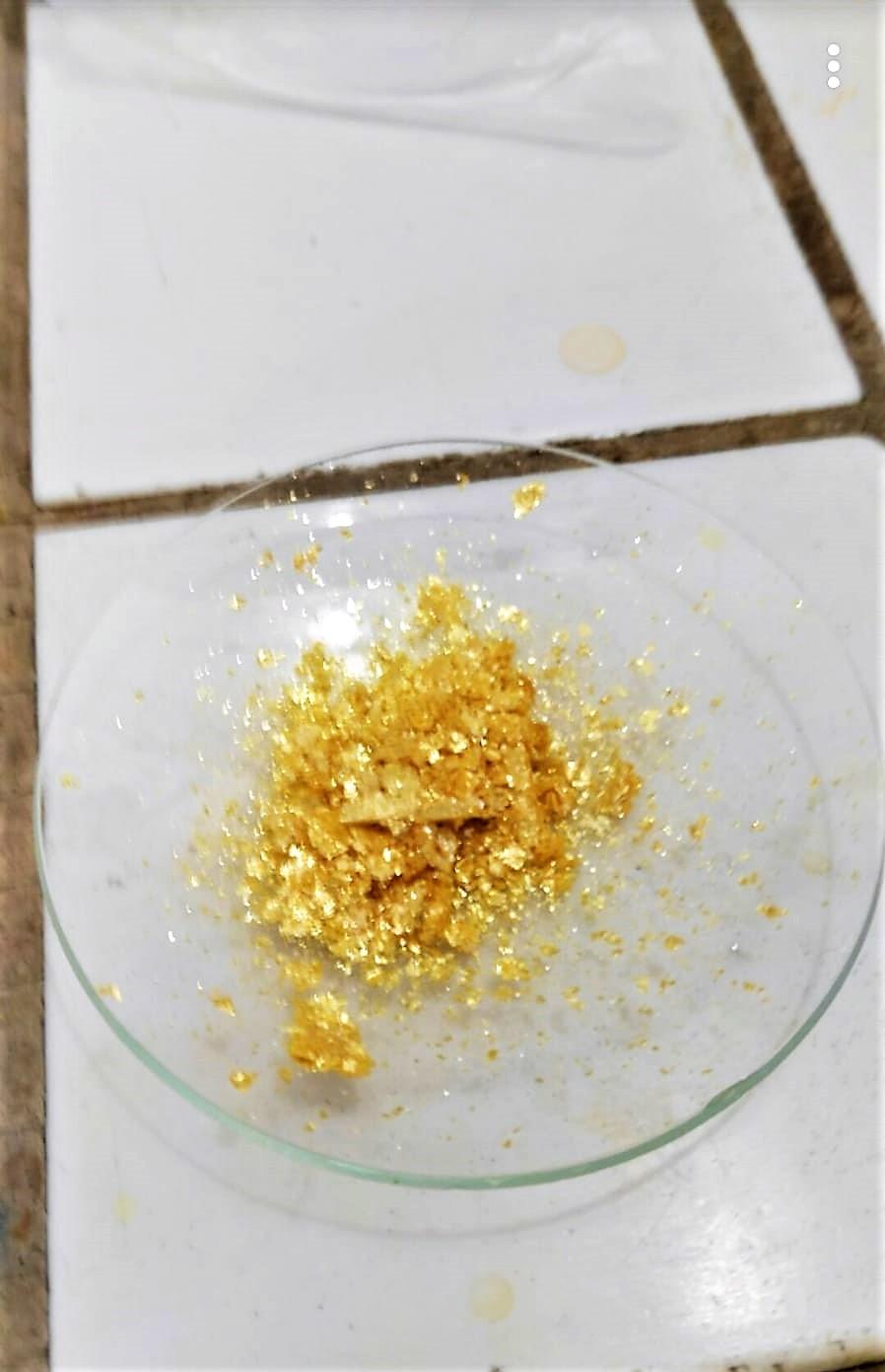 Recrystallized Lead(II) iodide r/chemistry