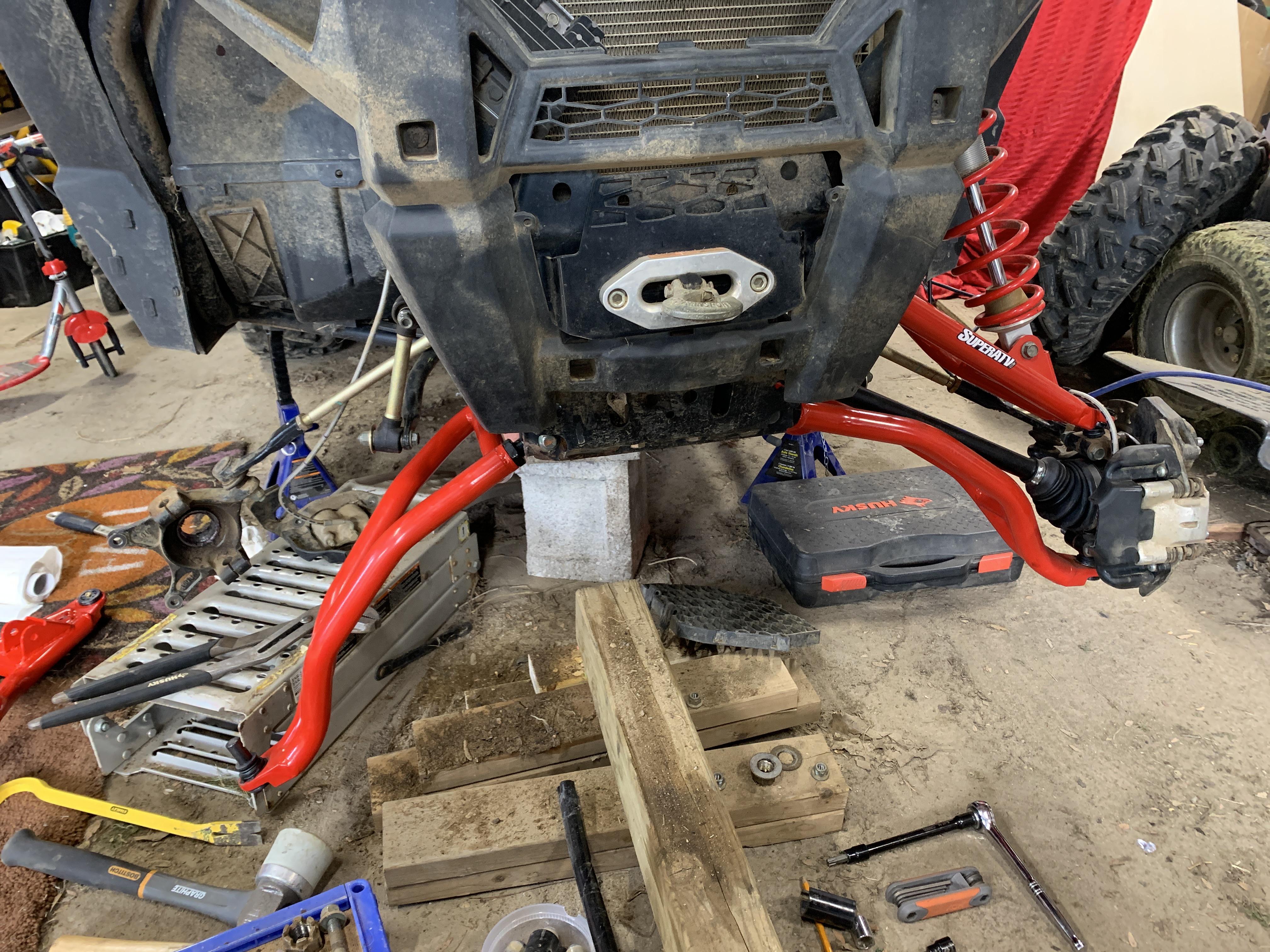 Arched A arms on the rzr1000 r/ATV