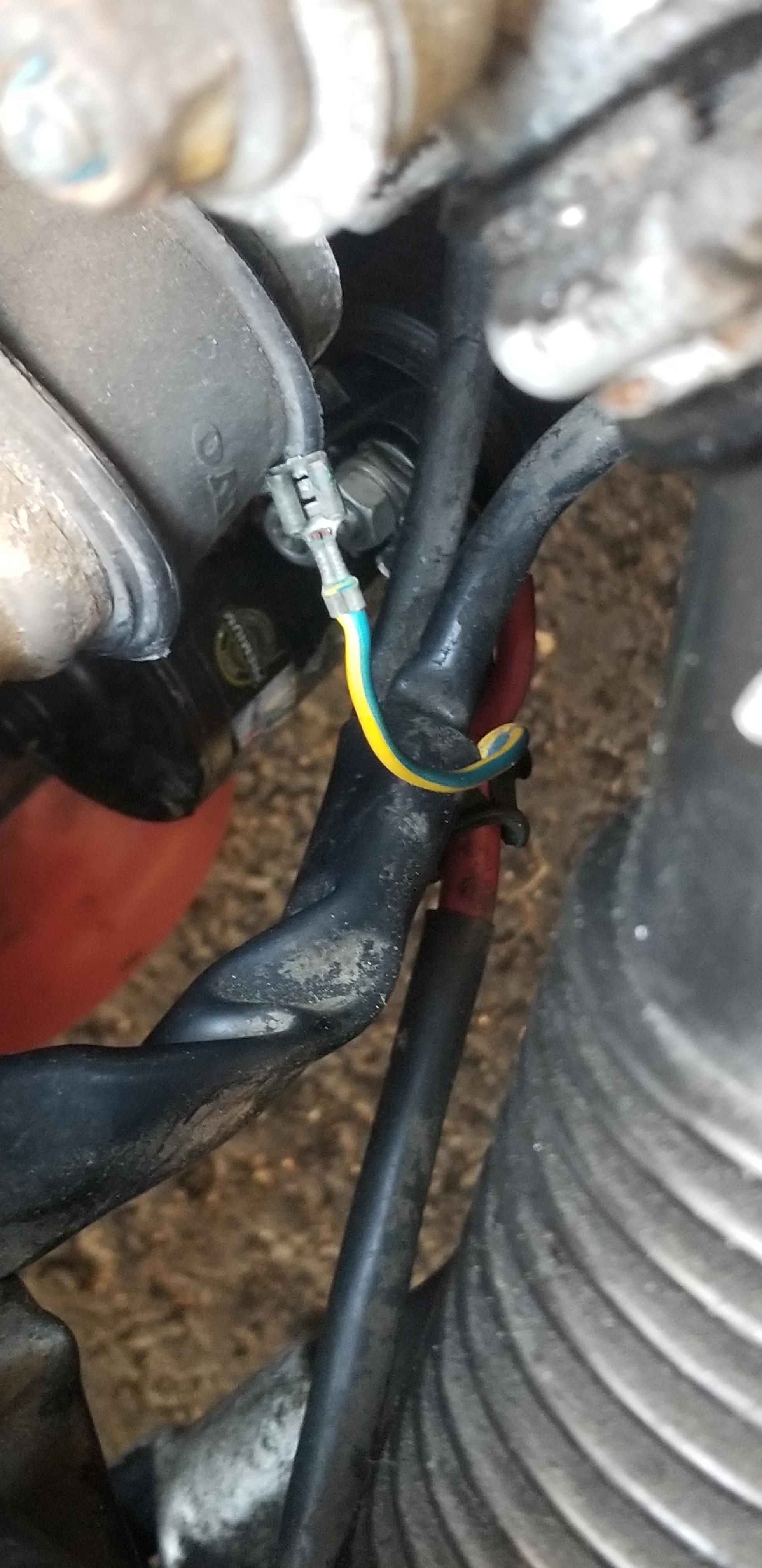 I believe this is the ignition wire on my 91 Volvo 240. Car only starts