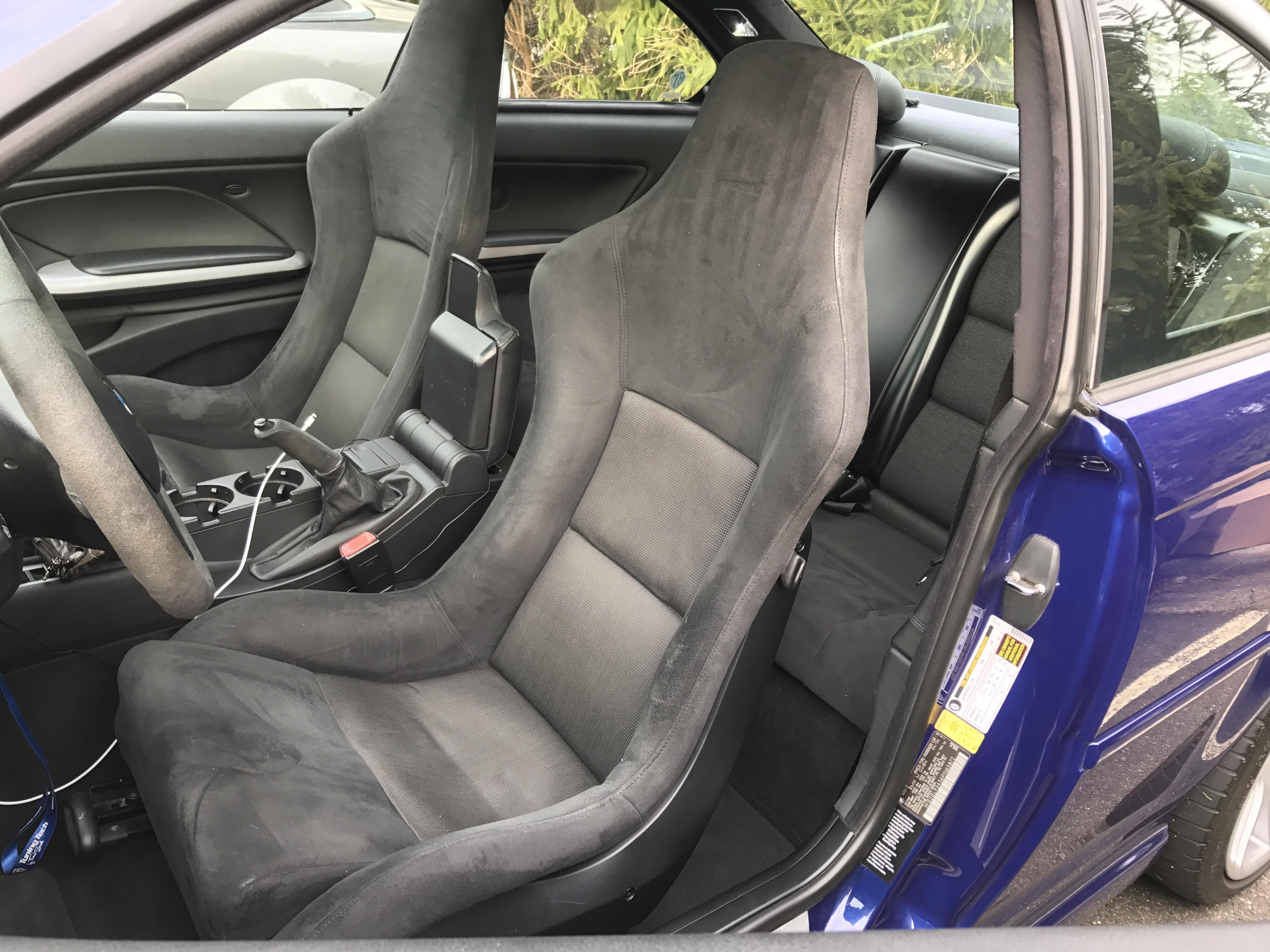 Just purchased OEM CSL seats for my E46 M3 ZCP, love the way they look