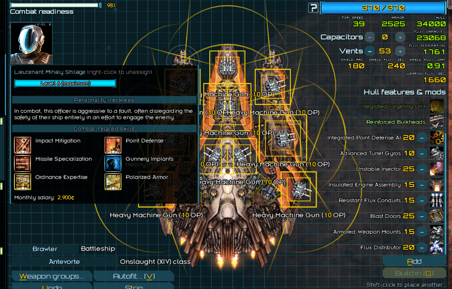 The HMGs have 1200 range... I thought it would be funny. (Put your similarly silly builds in the