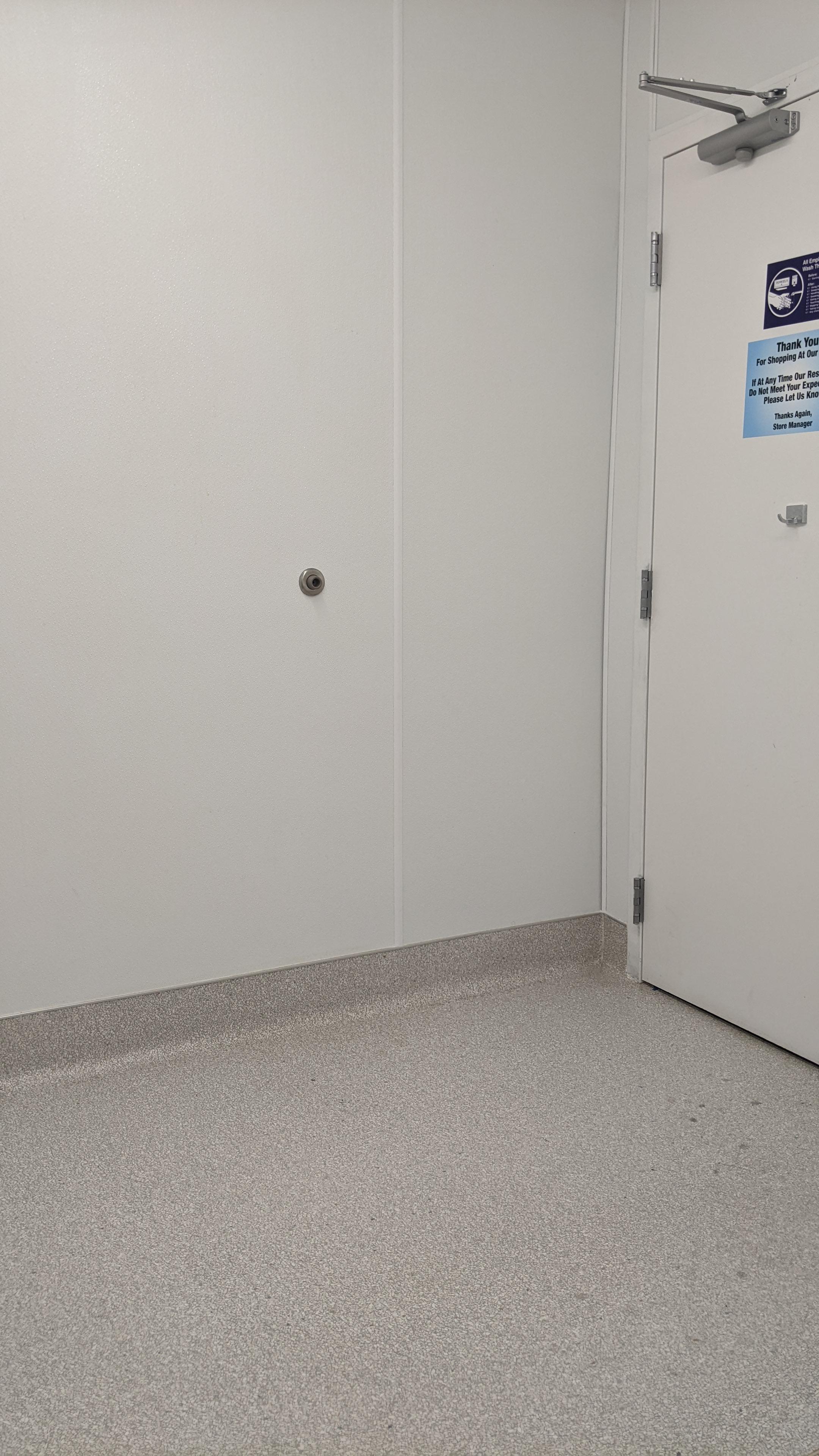 weird restroom in a dollar store LiminalSpace