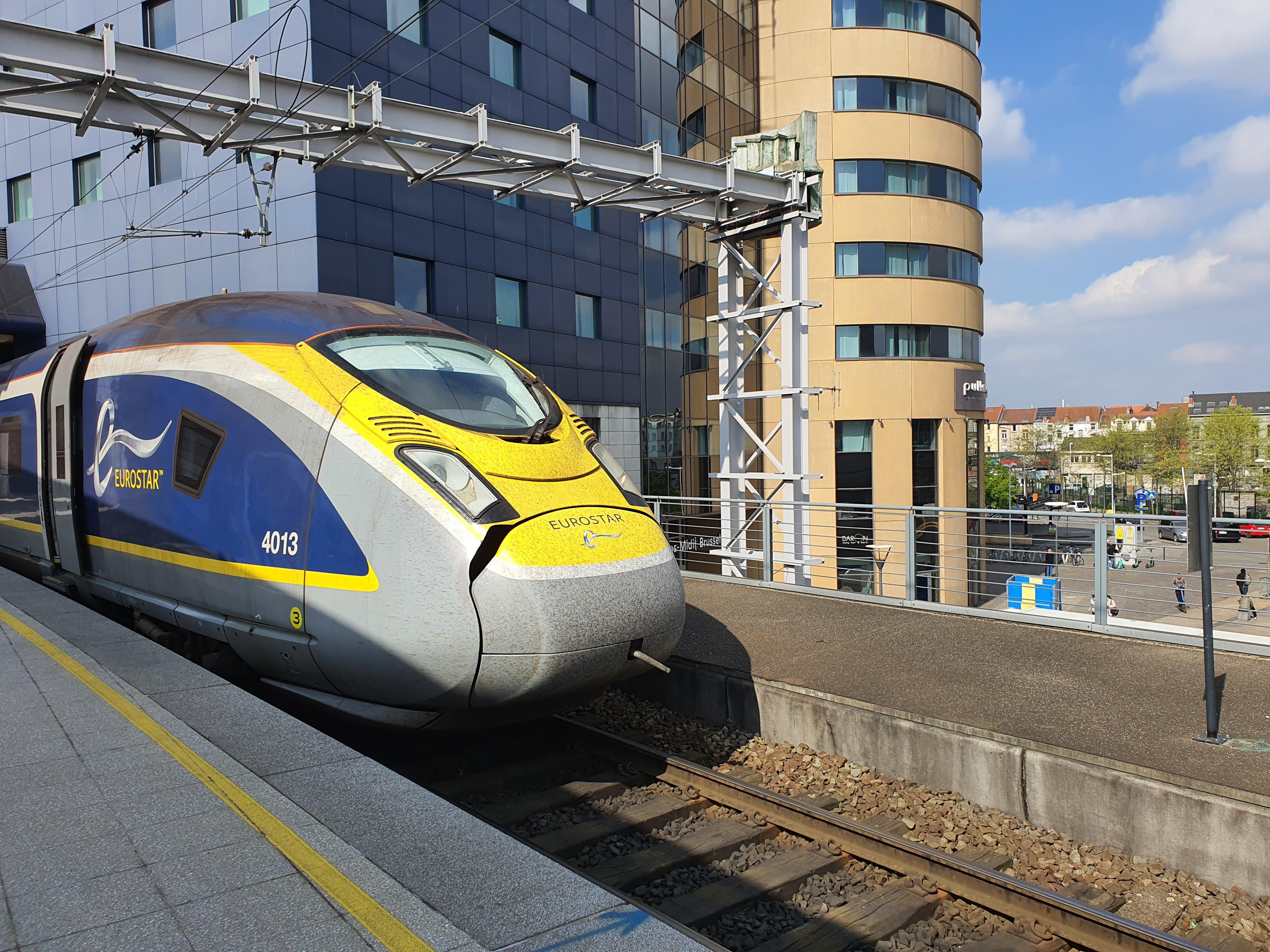 Eurostar Class 374/E320 at Brussels Midi awaiting departure to