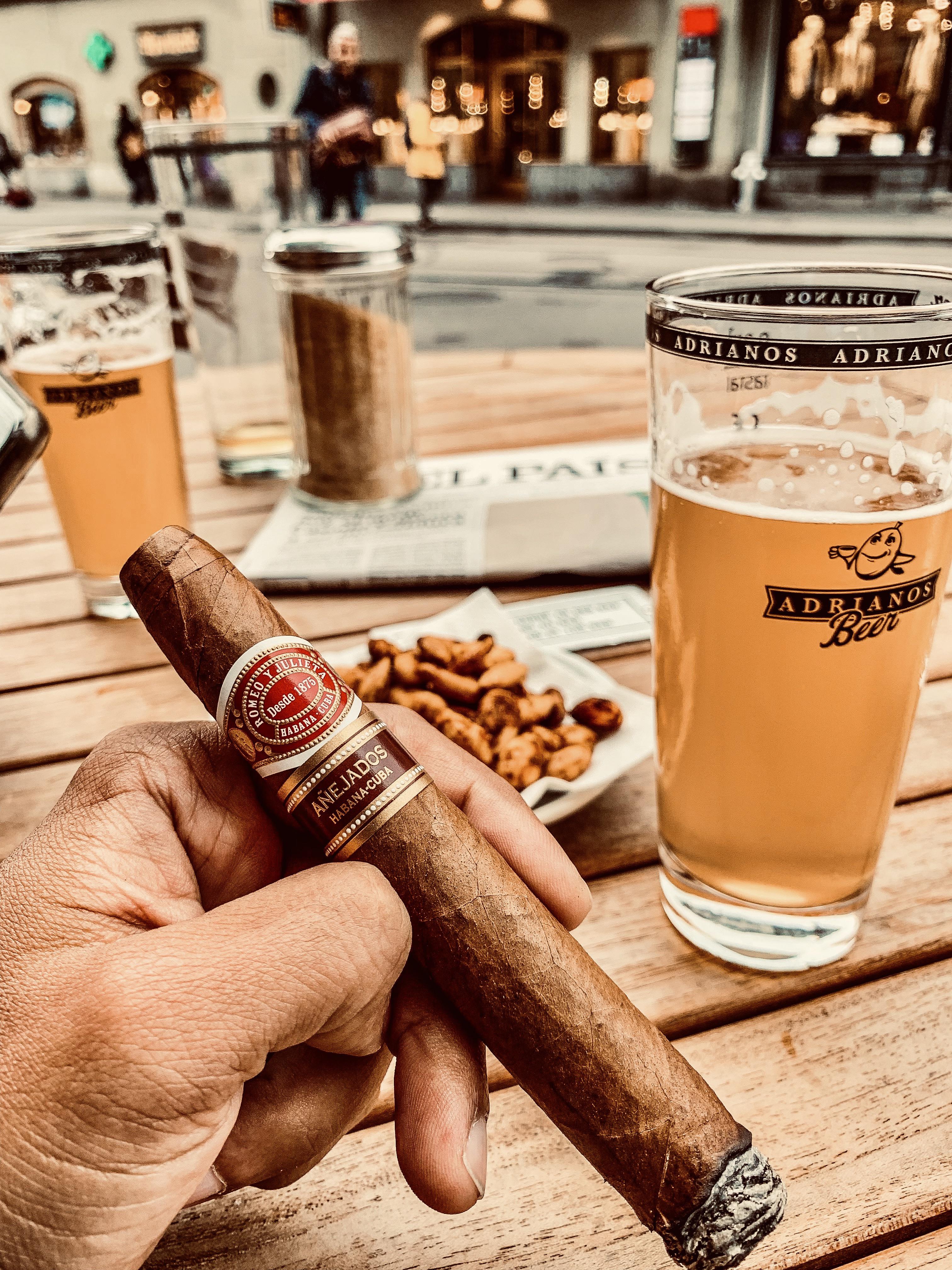  beer time! r/cigars
