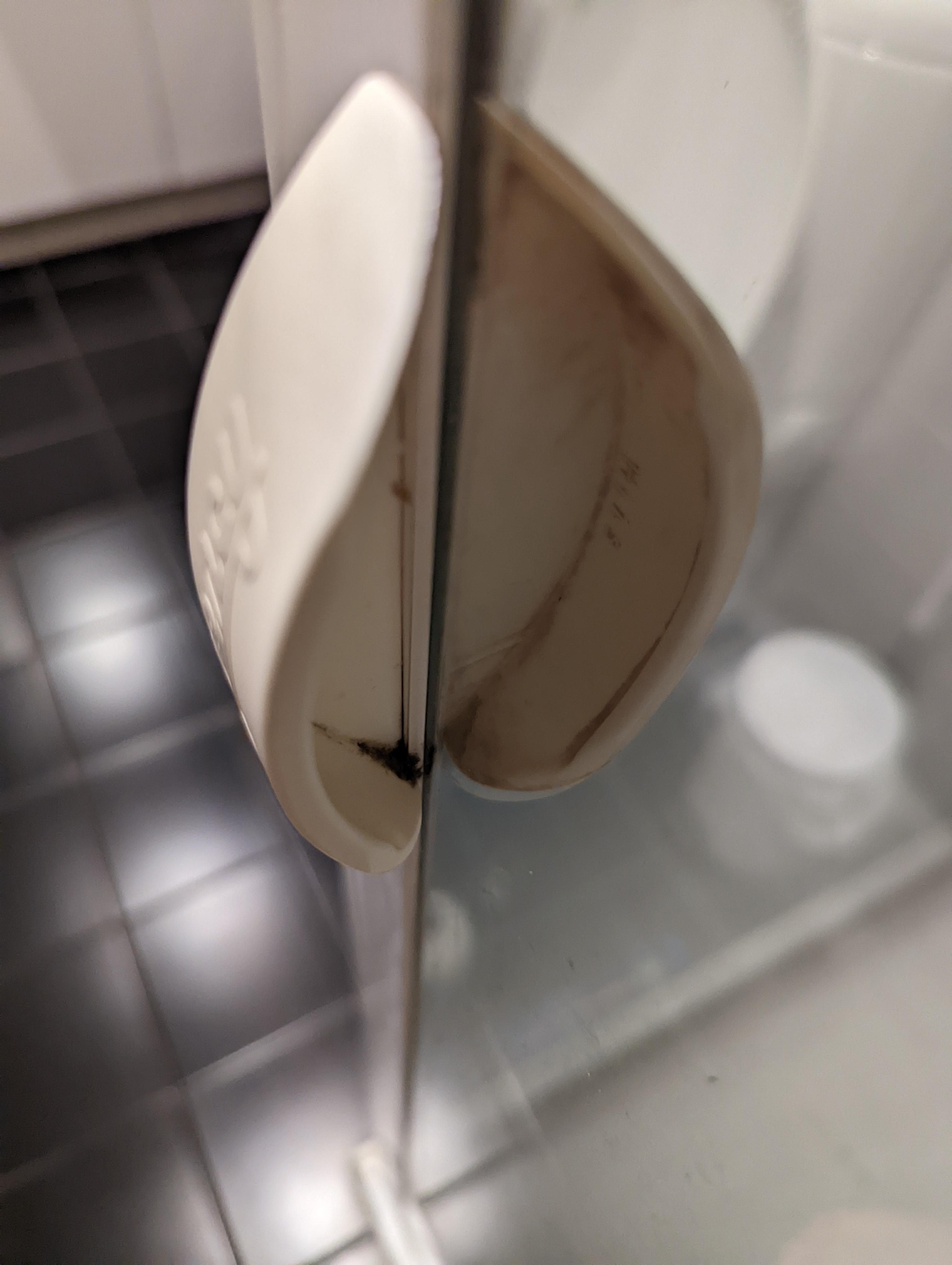 how to old plastic shower door handle r/CleaningTips