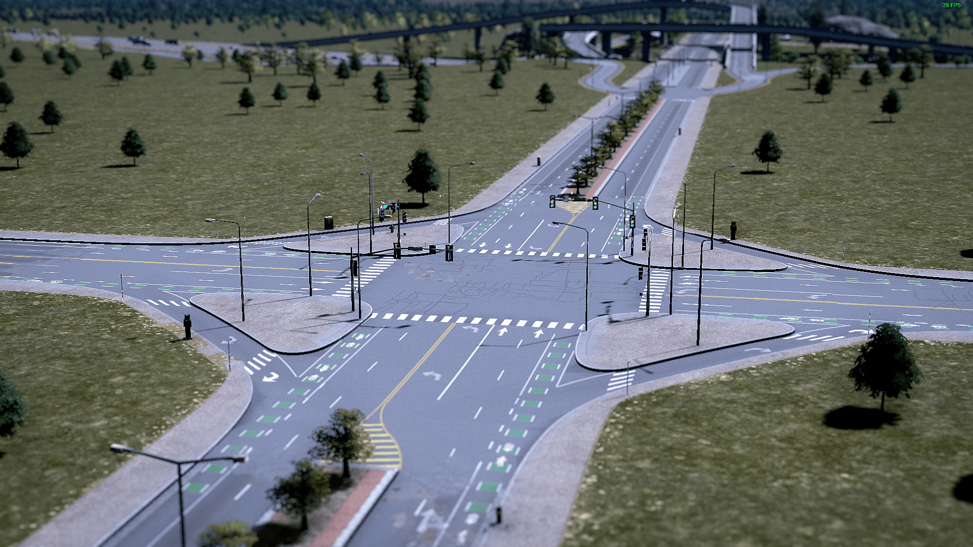 just another intersection CitiesSkylines