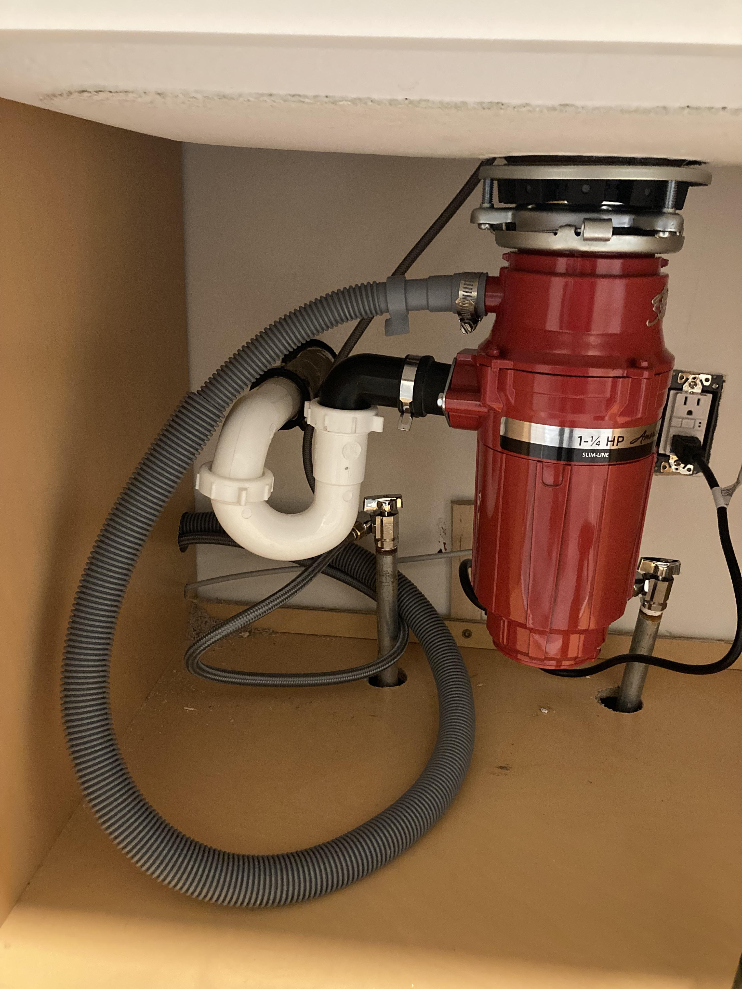 What’s wrong ?went from two basin no disposal to single basin with