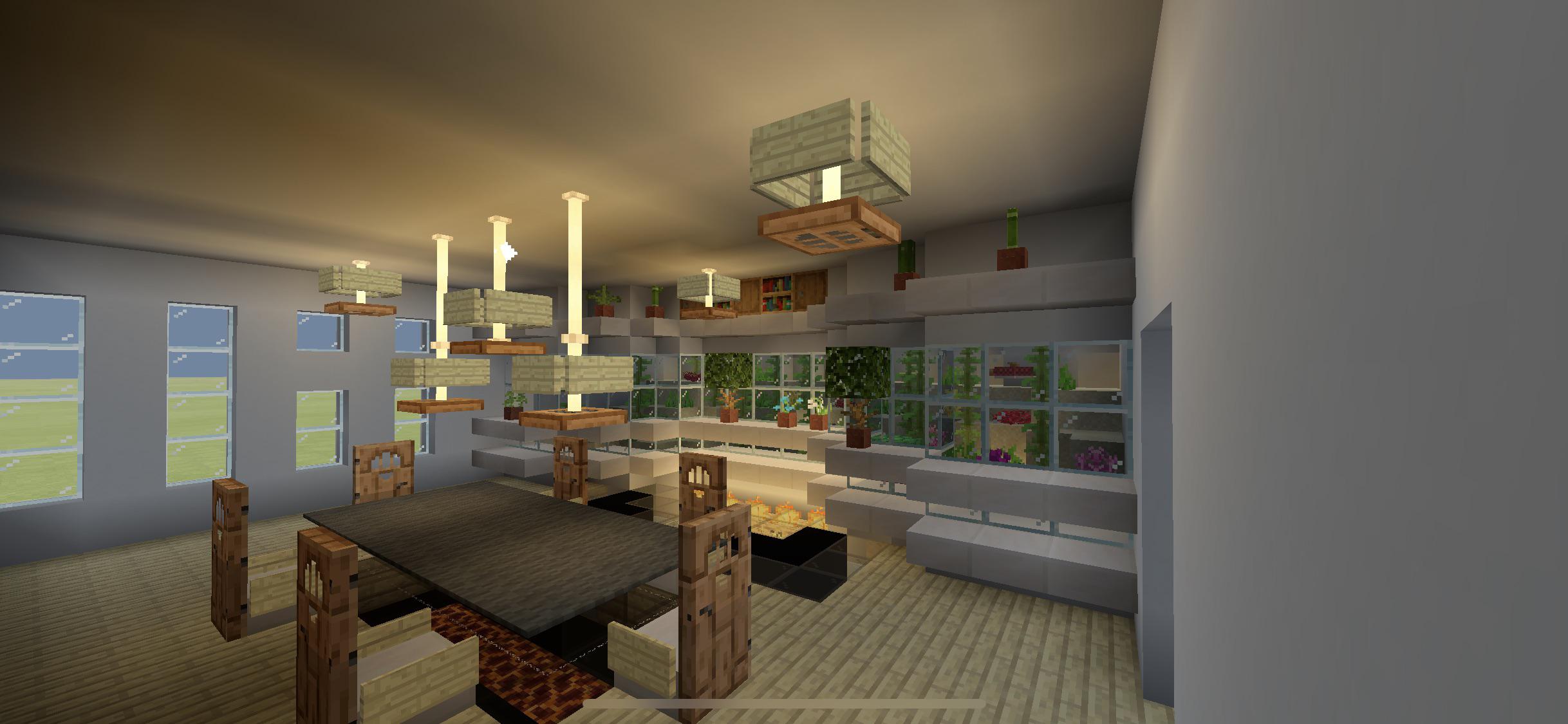 Minecraft Modern Dining Room