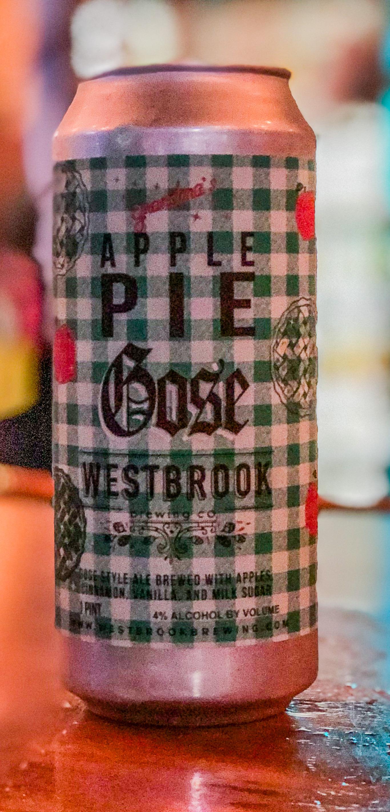 Westbrook Brewing Companies, “Apple Pie Gose”. Take a tastebud trip
