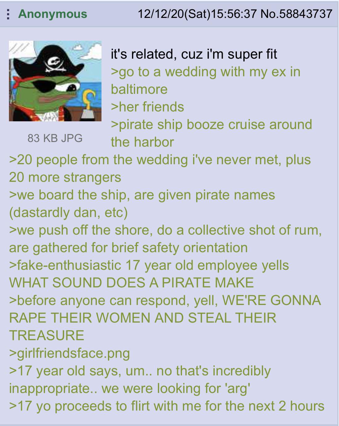 Avast ye, matey's! r/greentext