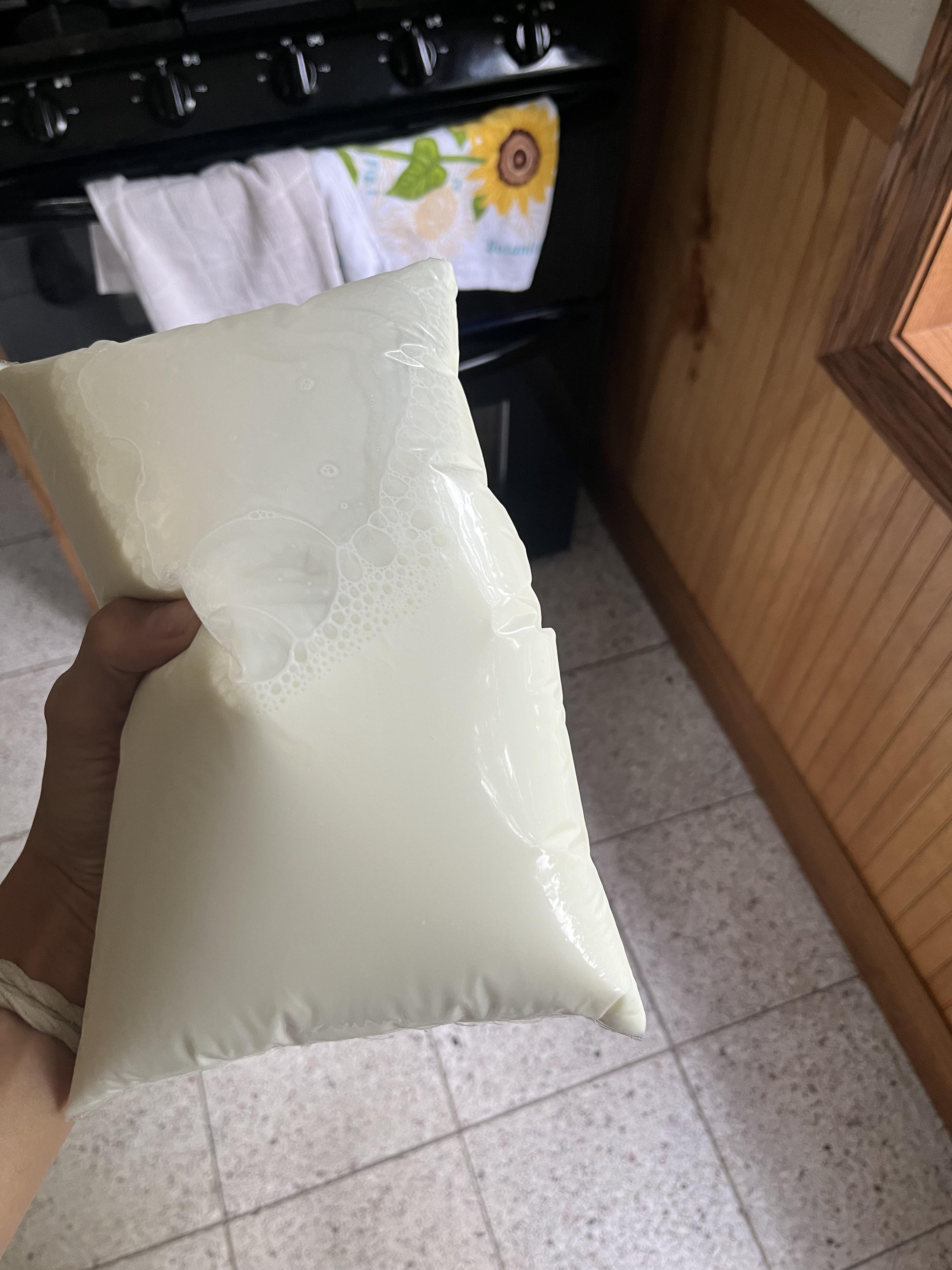 My local market in Wisconsin sells milk in bags r/mildlyinteresting