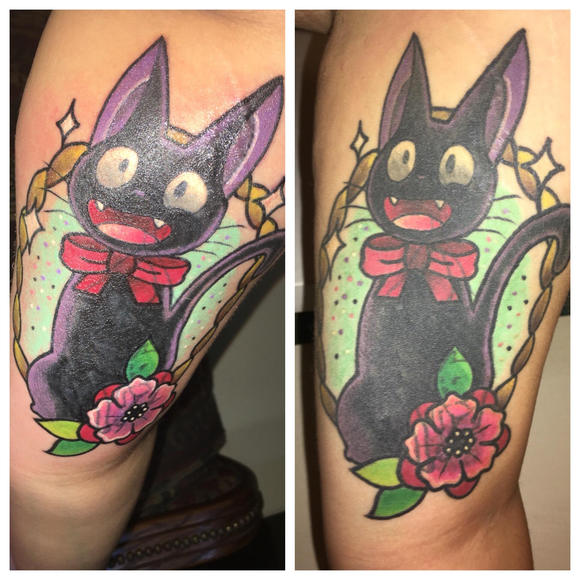 Fresh & Healed Coverup. Done by Isashah Pereira Black Rabbit Tattoo