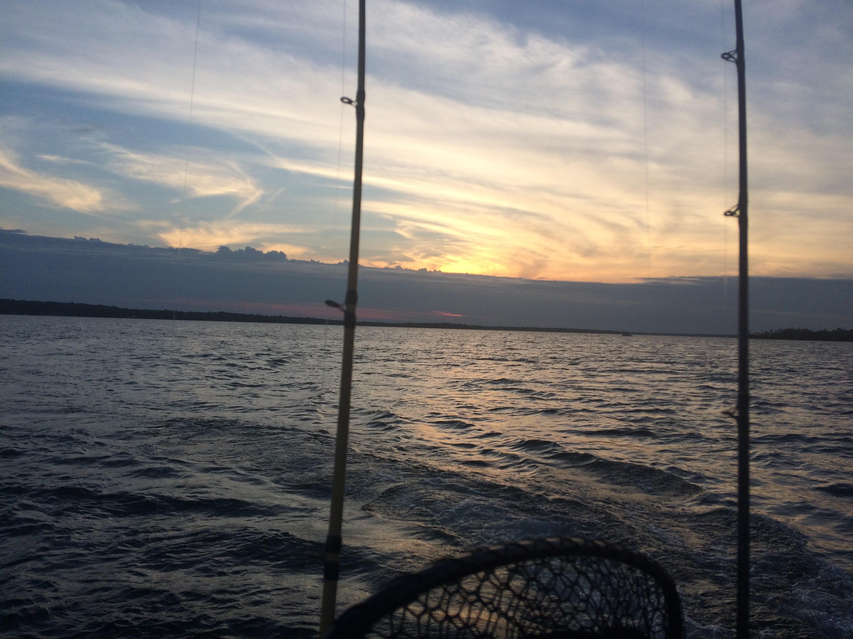 Beautiful sunset on long lake, MI r/Fishing